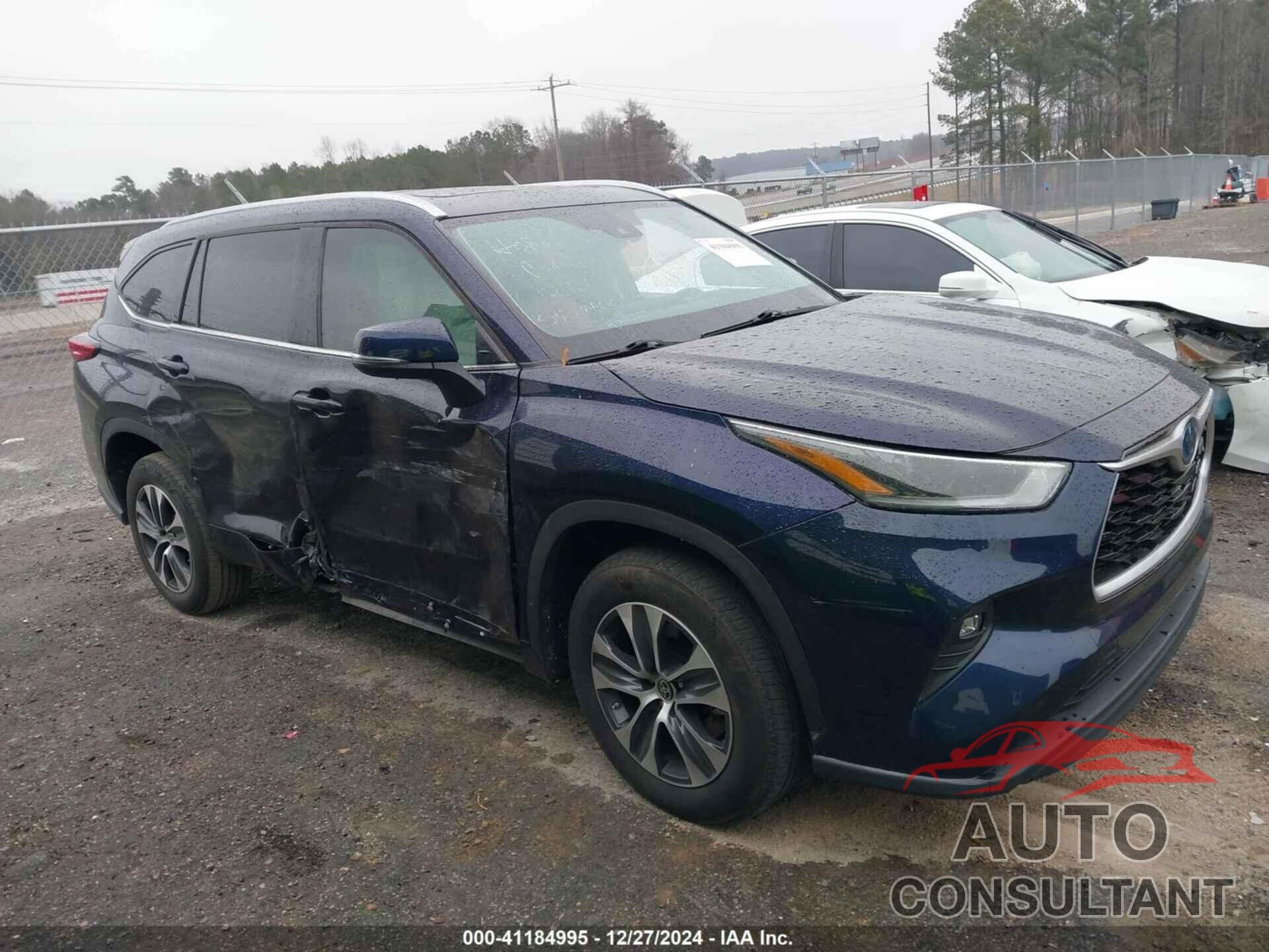 TOYOTA HIGHLANDER 2021 - 5TDGARAH9MS507356