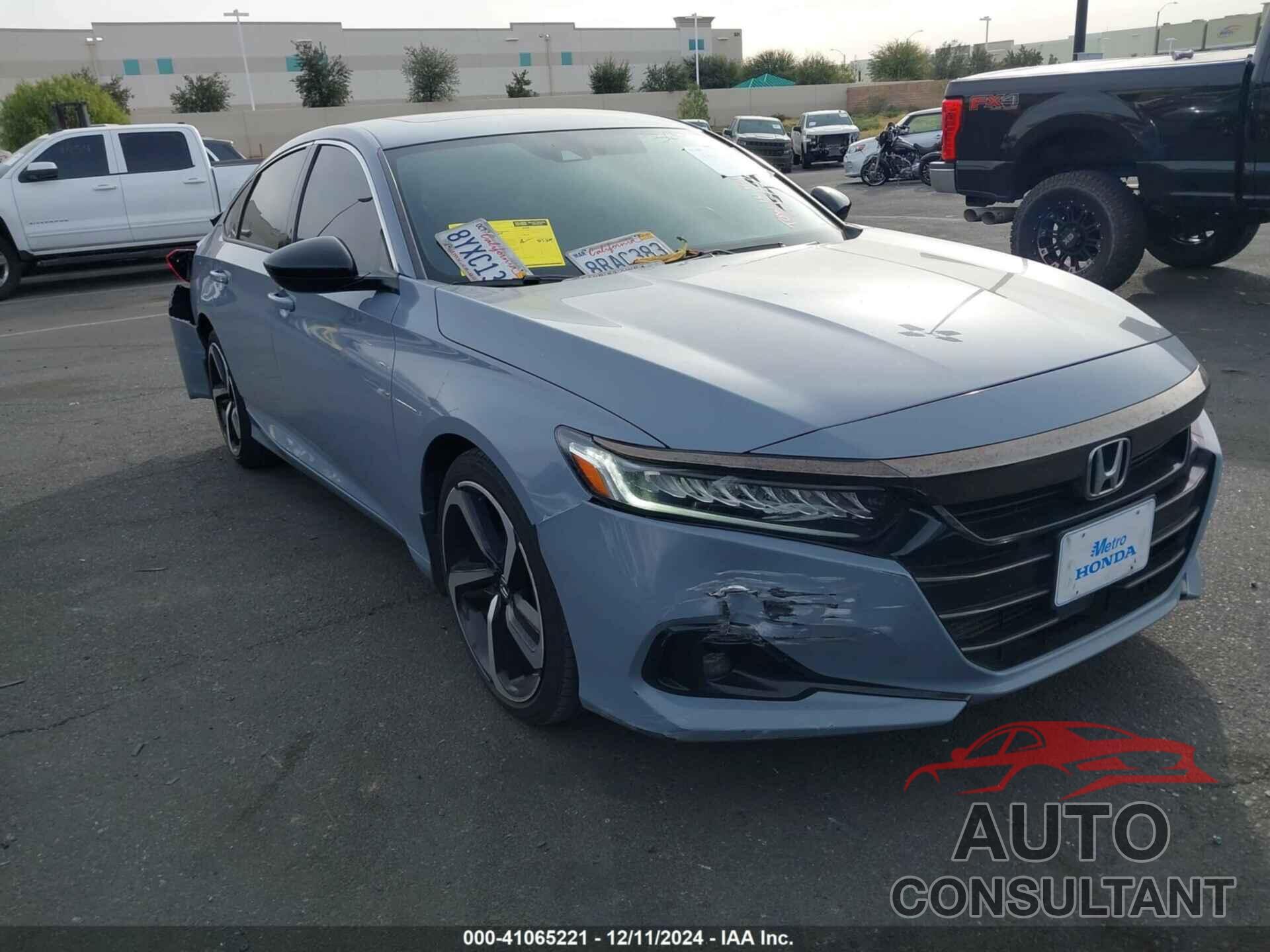 HONDA ACCORD 2021 - 1HGCV2F38MA029808