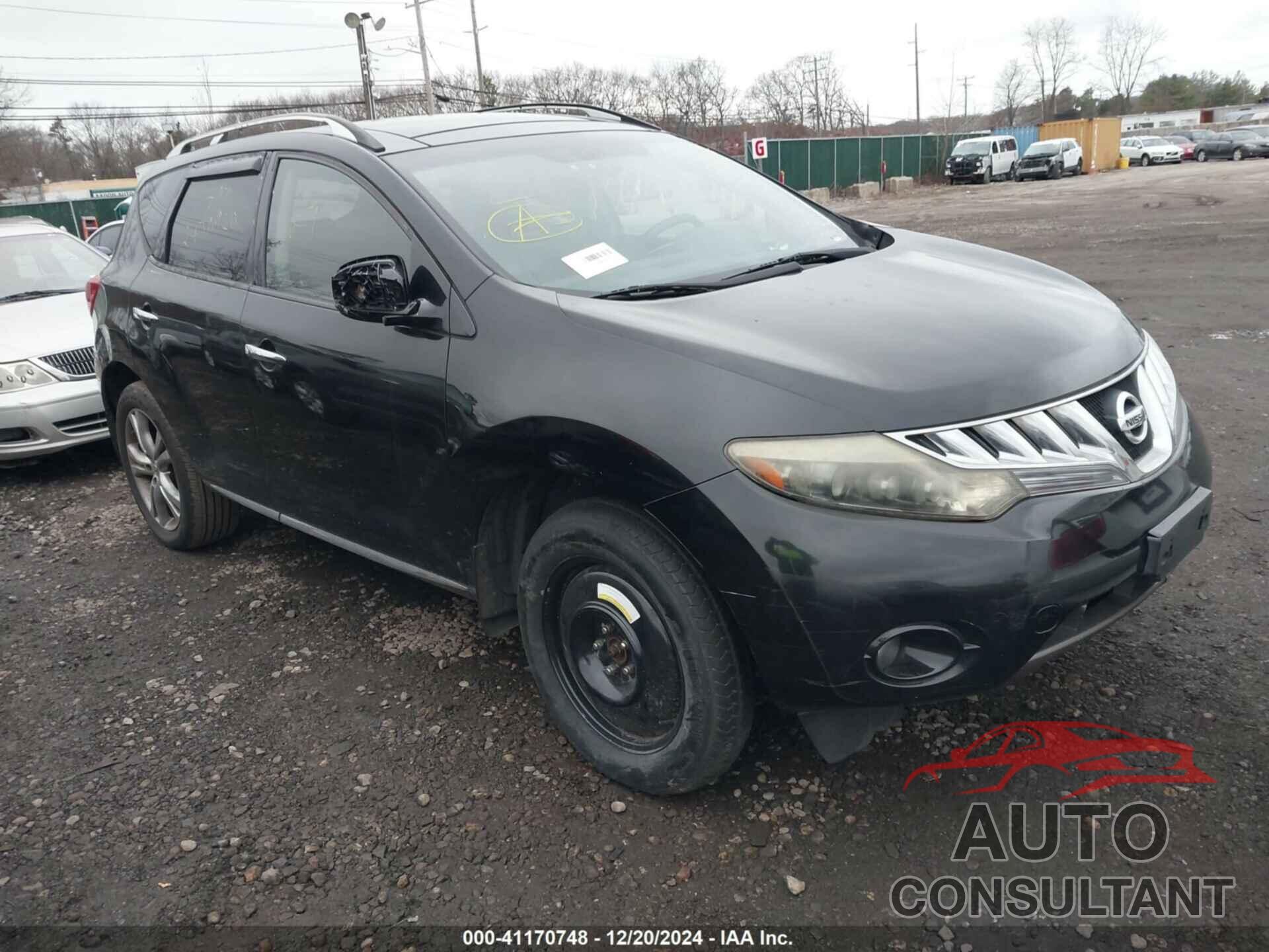 NISSAN MURANO 2009 - JN8AZ18W29W160274