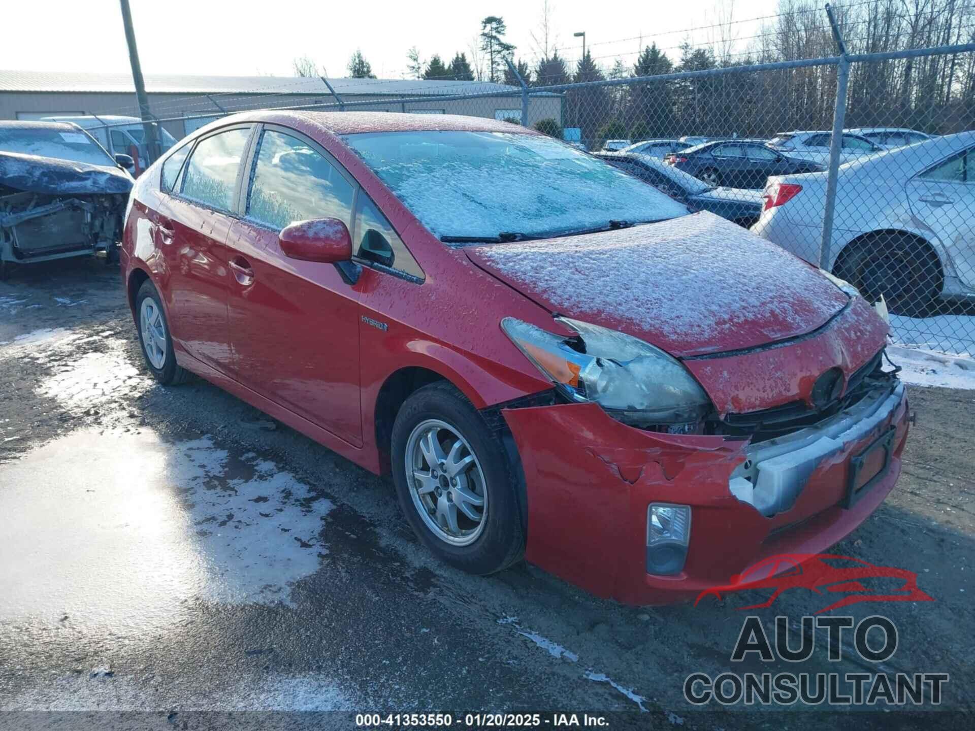 TOYOTA PRIUS 2010 - JTDKN3DU3A5084585