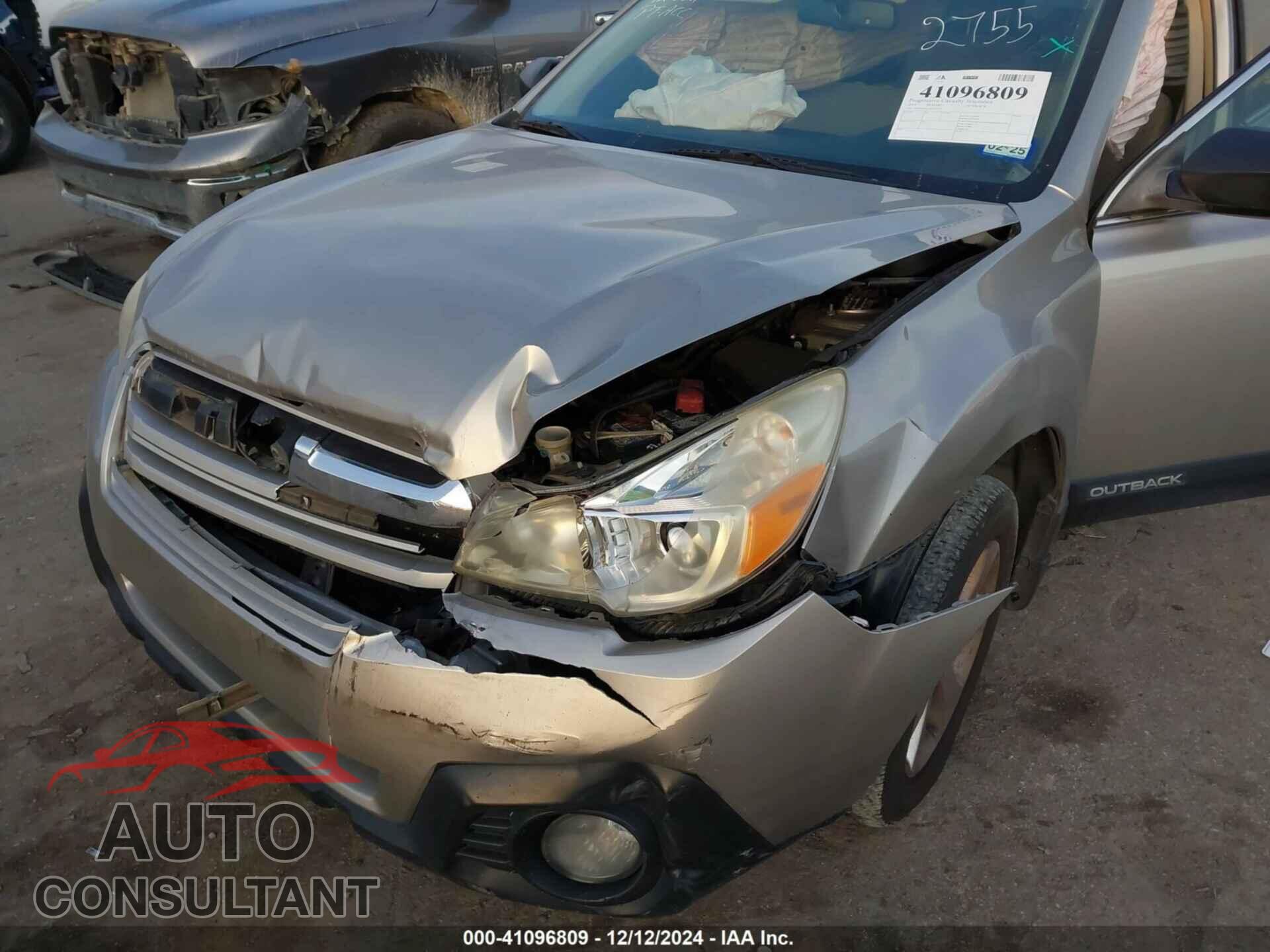 SUBARU OUTBACK 2014 - 4S4BRBAC4E3222755