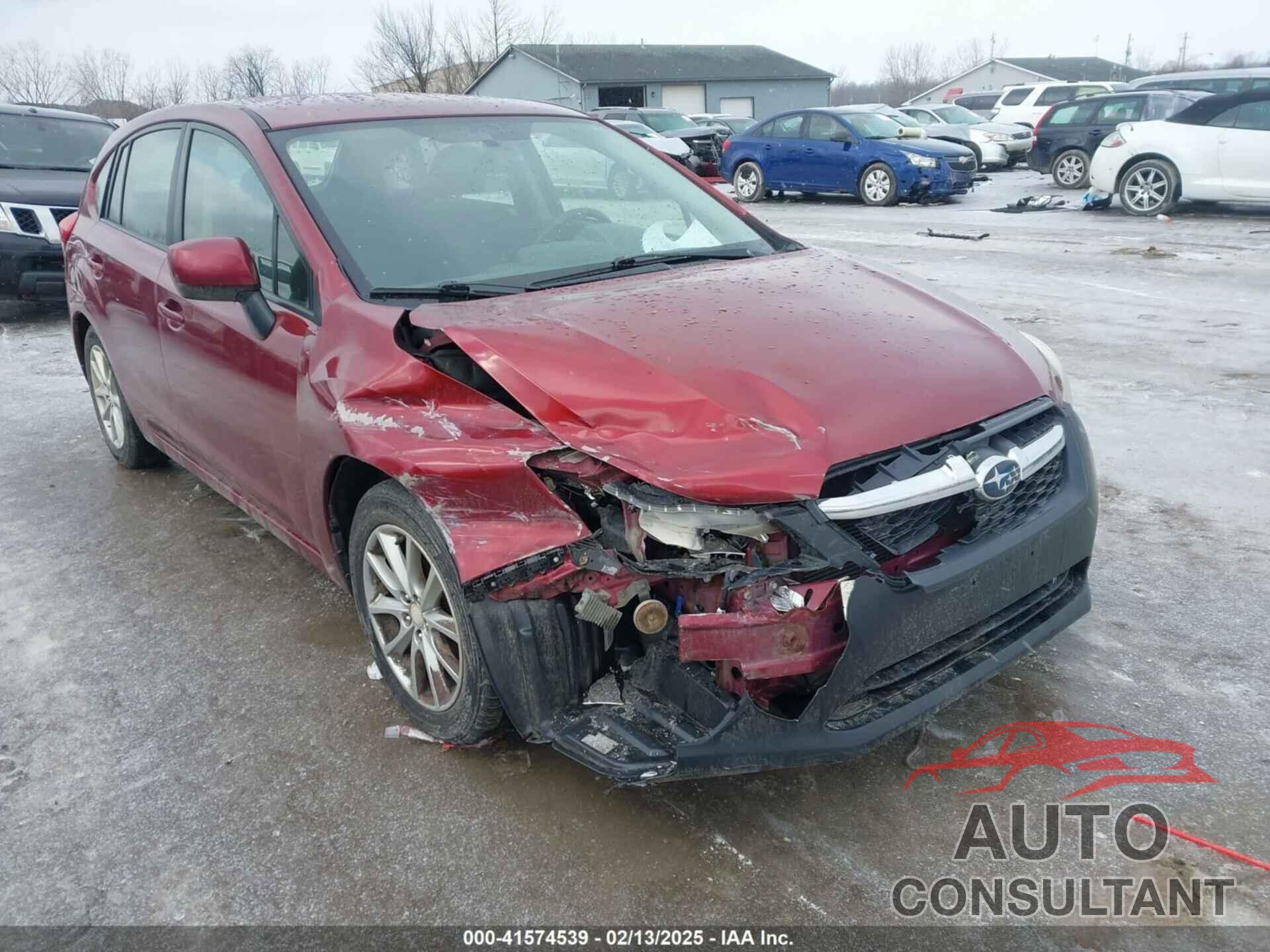 SUBARU IMPREZA 2012 - JF1GPAC67CH236012