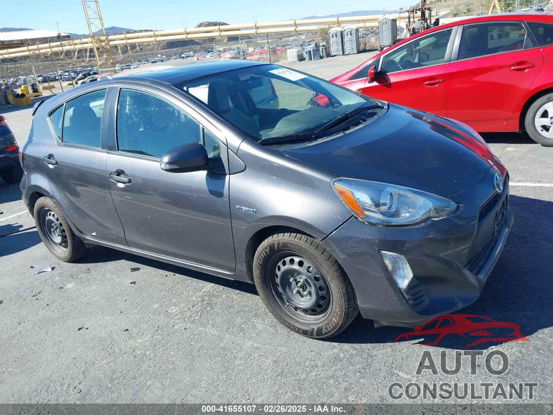 TOYOTA PRIUS C 2016 - JTDKDTB37G1129041