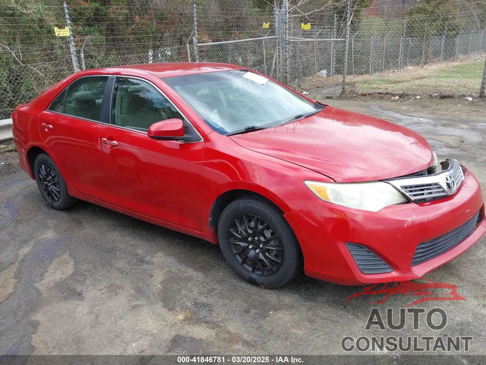 TOYOTA CAMRY 2012 - 4T1BF1FK0CU613086