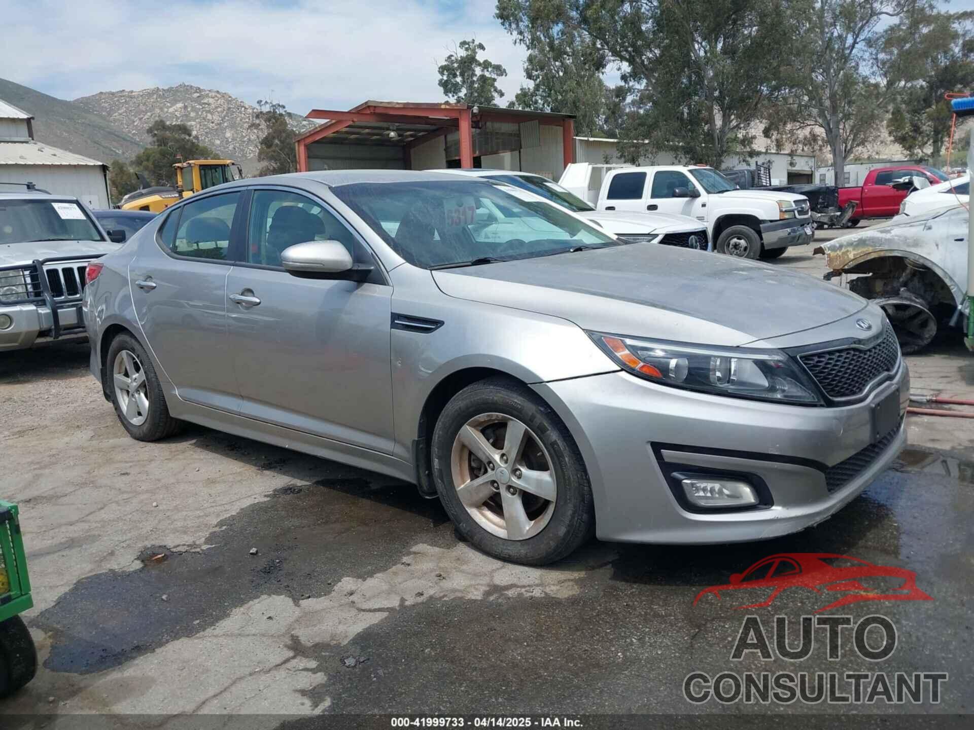 KIA OPTIMA 2014 - KNAGM4A74E5489032