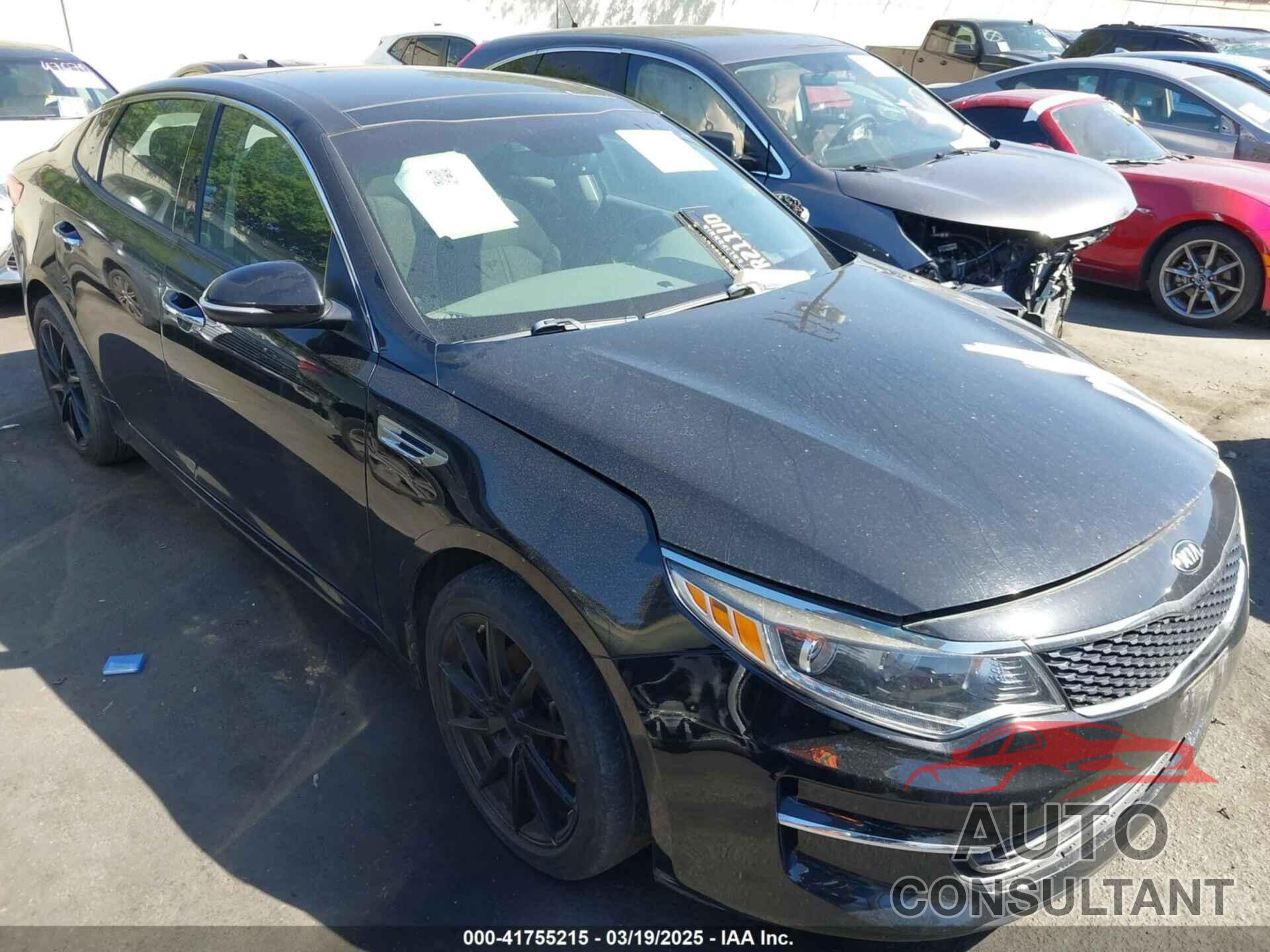 KIA OPTIMA 2018 - 5XXGU4L31JG257846