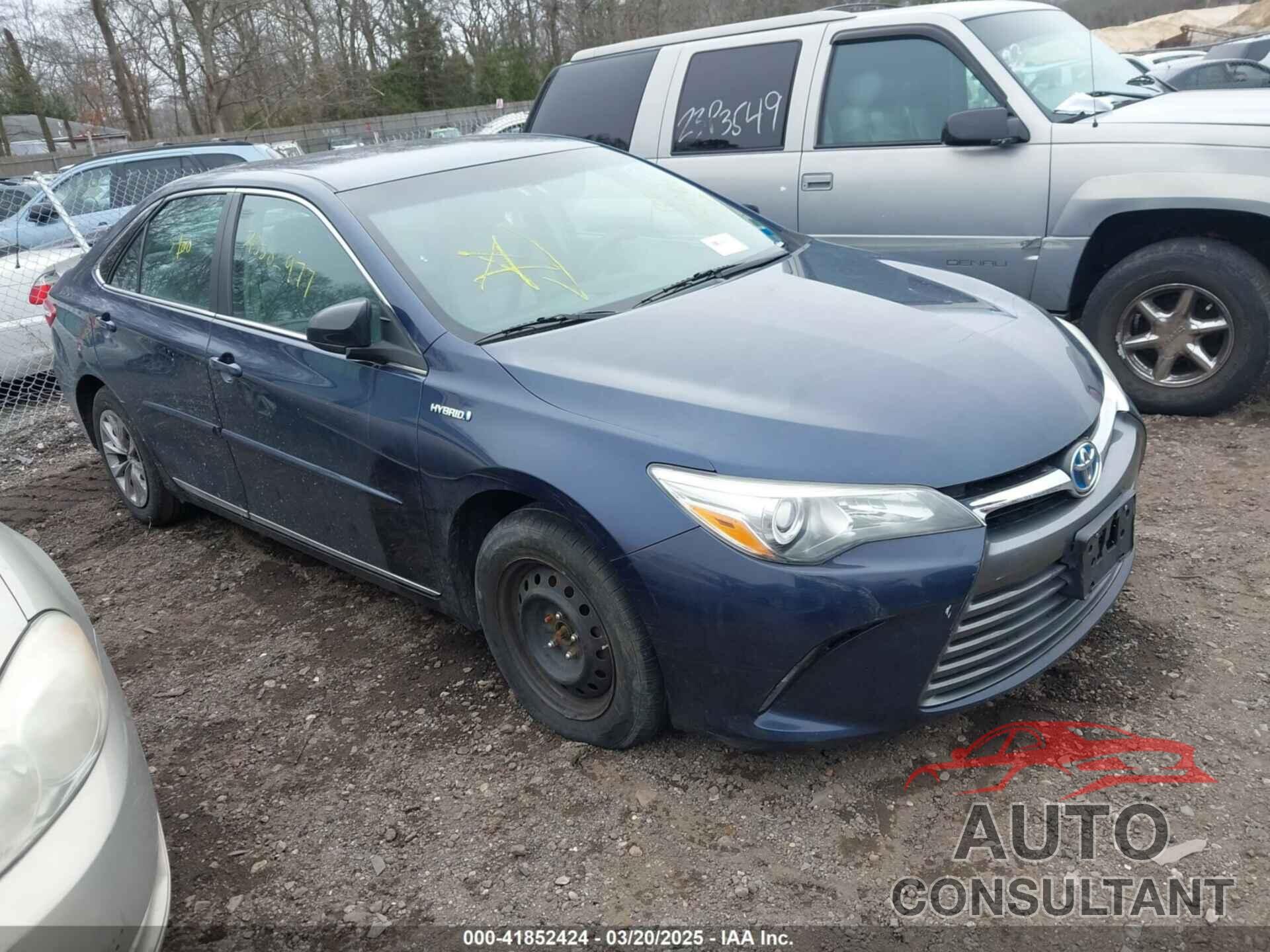TOYOTA CAMRY HYBRID 2017 - 4T1BD1FK4HU211763