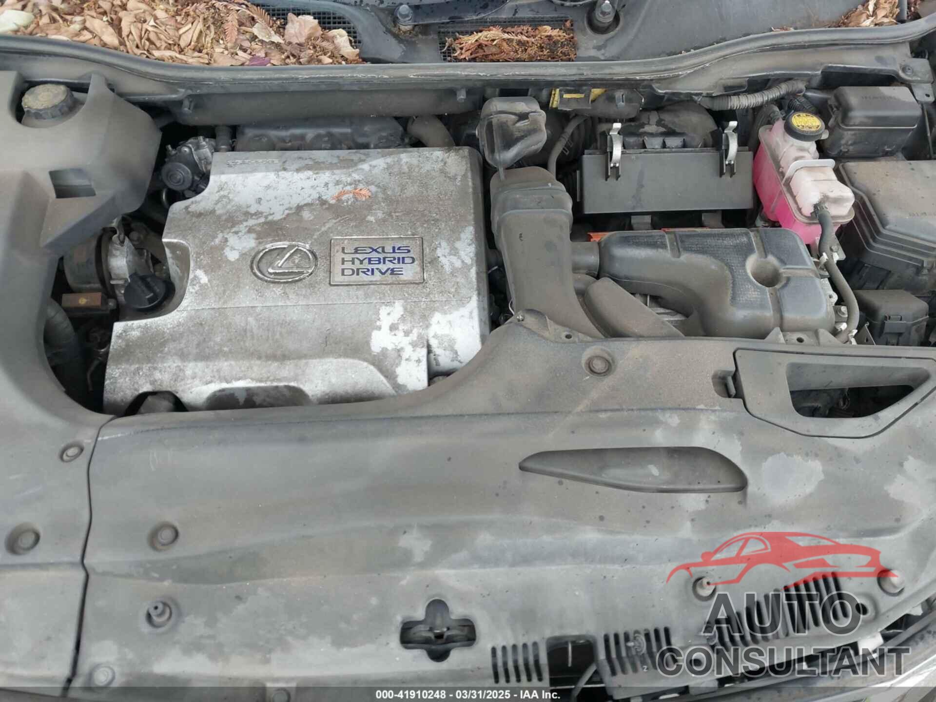 LEXUS RX 450H 2010 - JTJBC1BA7A2415024