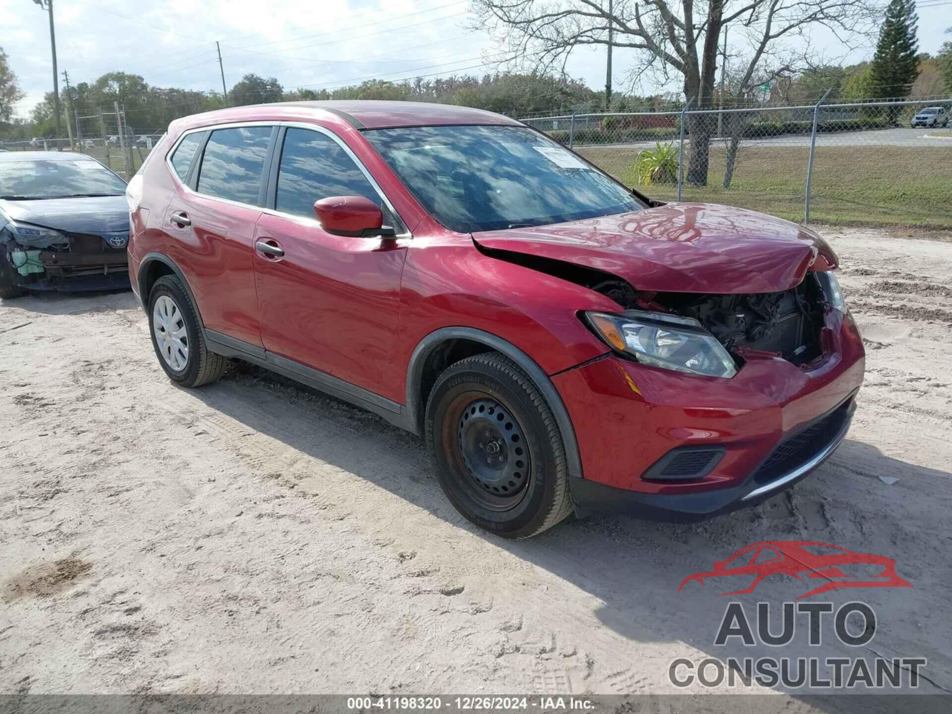 NISSAN ROGUE 2016 - KNMAT2MV9GP703000