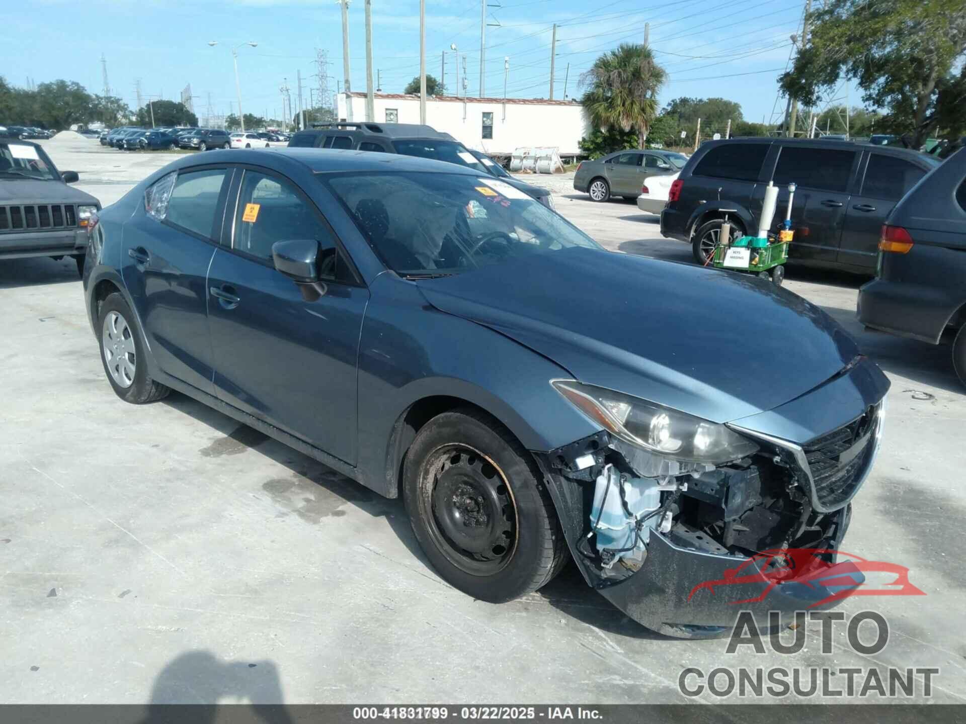 MAZDA MAZDA3 2014 - JM1BM1U71E1145446