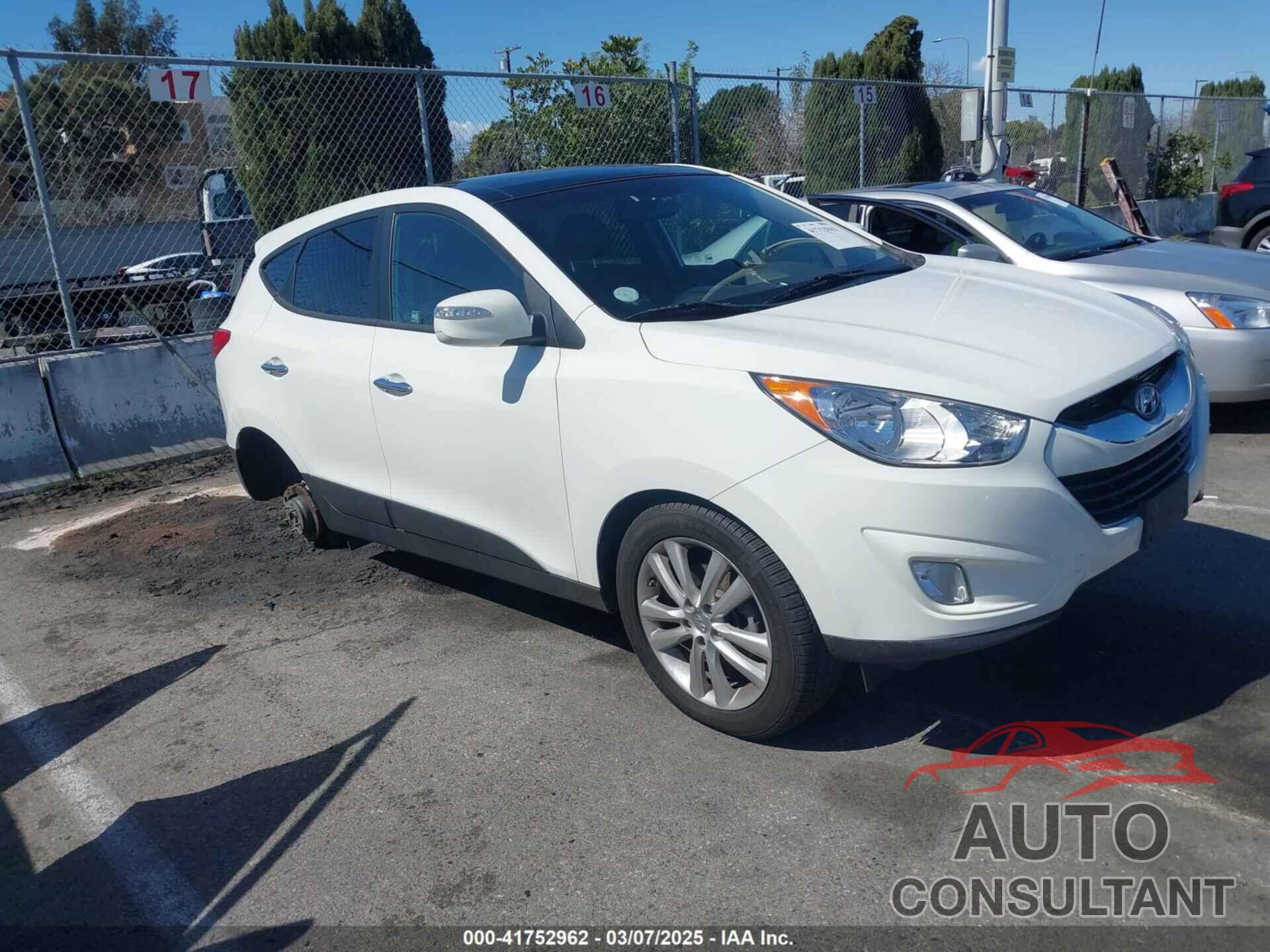HYUNDAI TUCSON 2012 - KM8JU3AC4CU344135