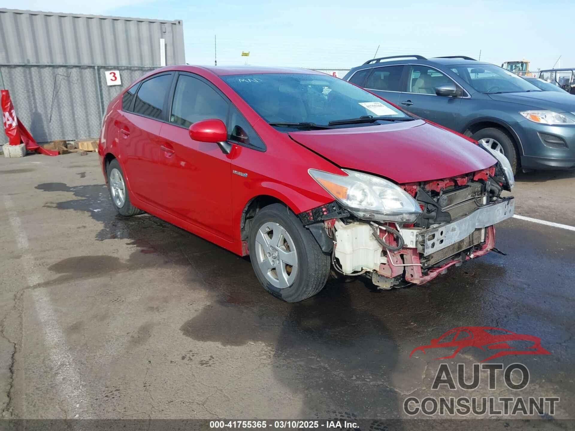 TOYOTA PRIUS 2010 - JTDKN3DU7A0014813
