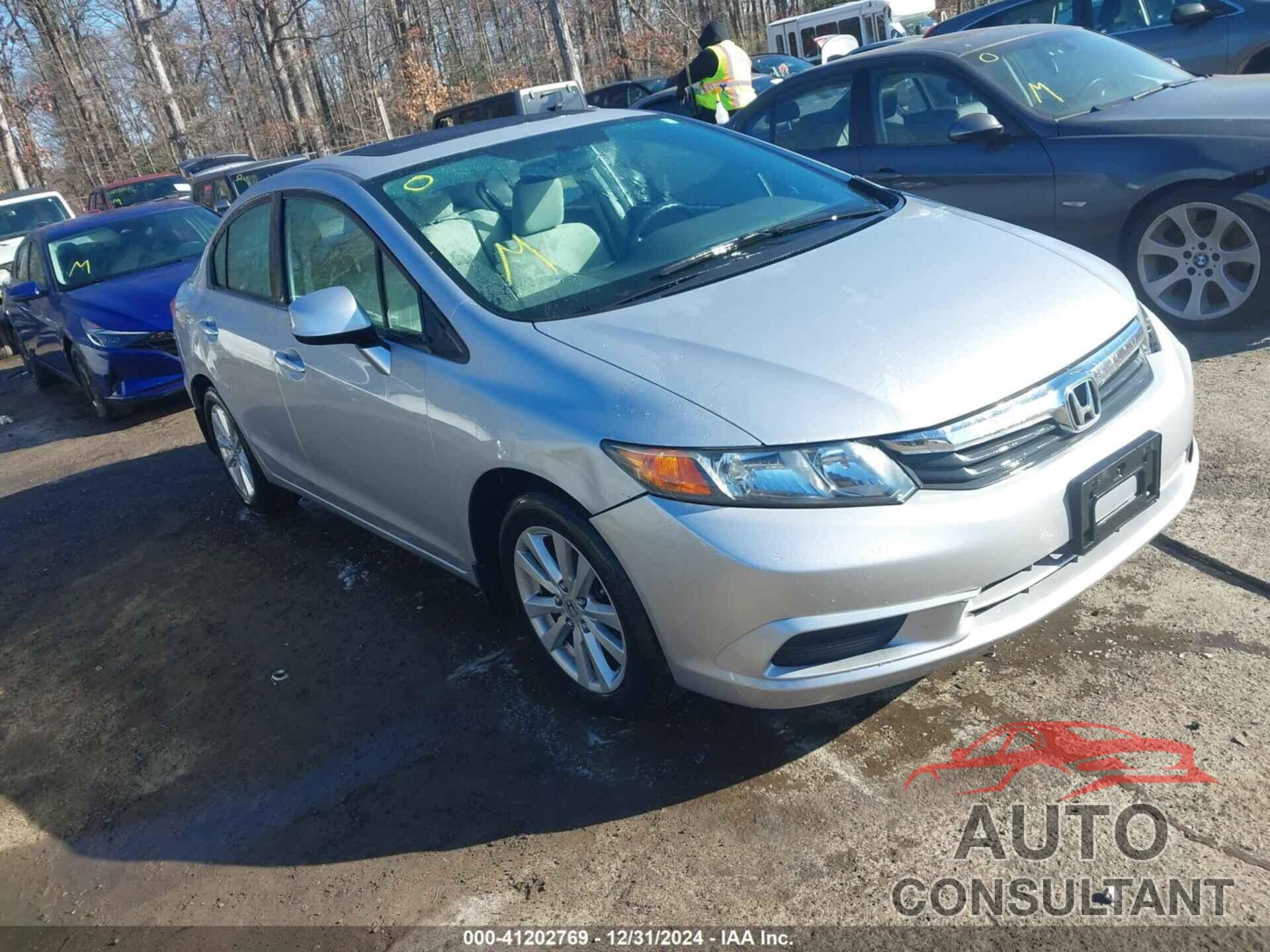 HONDA CIVIC 2012 - 19XFB2F82CE343806