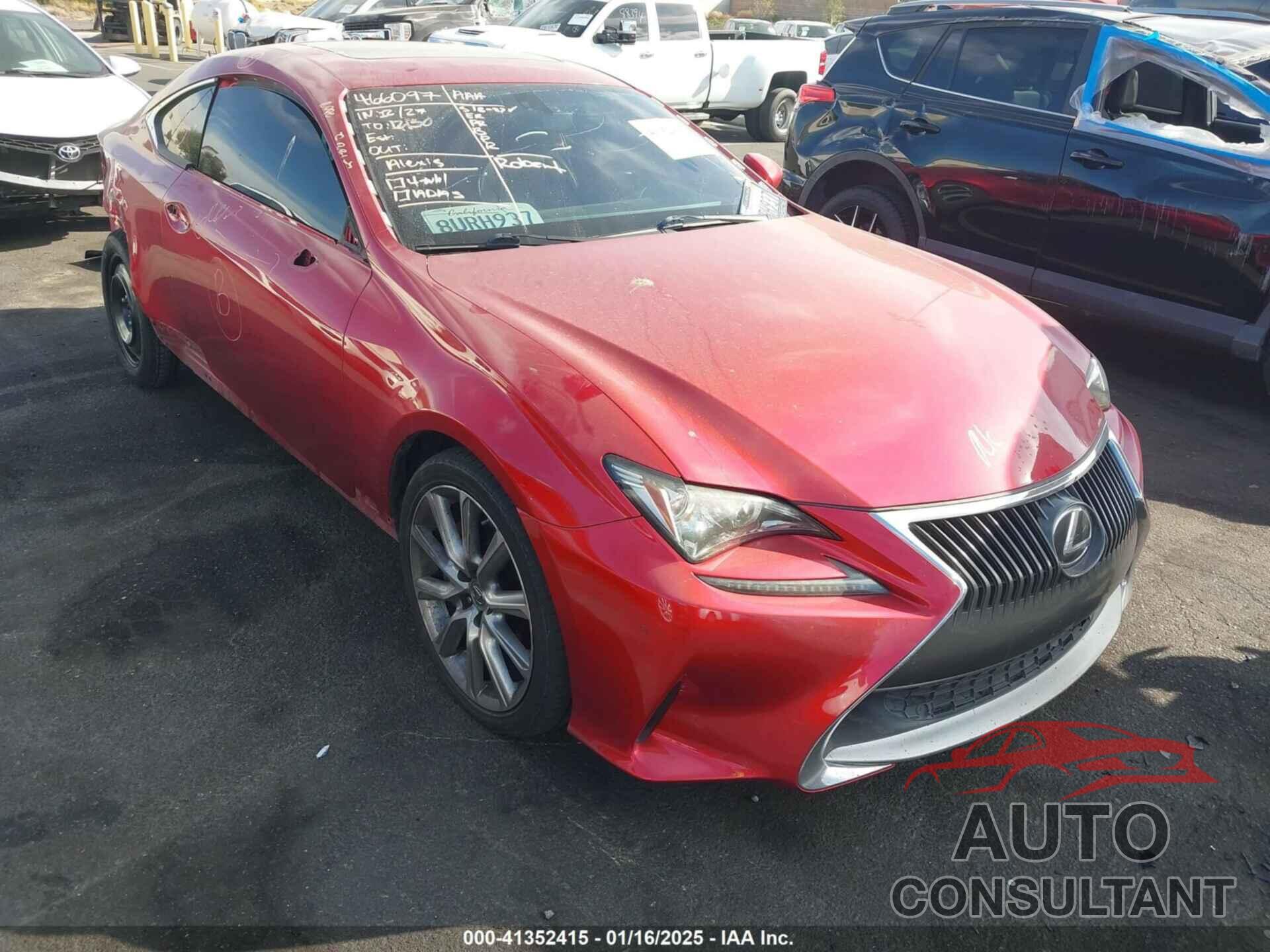 LEXUS RC 350 2015 - JTHHE5BC3F5006524