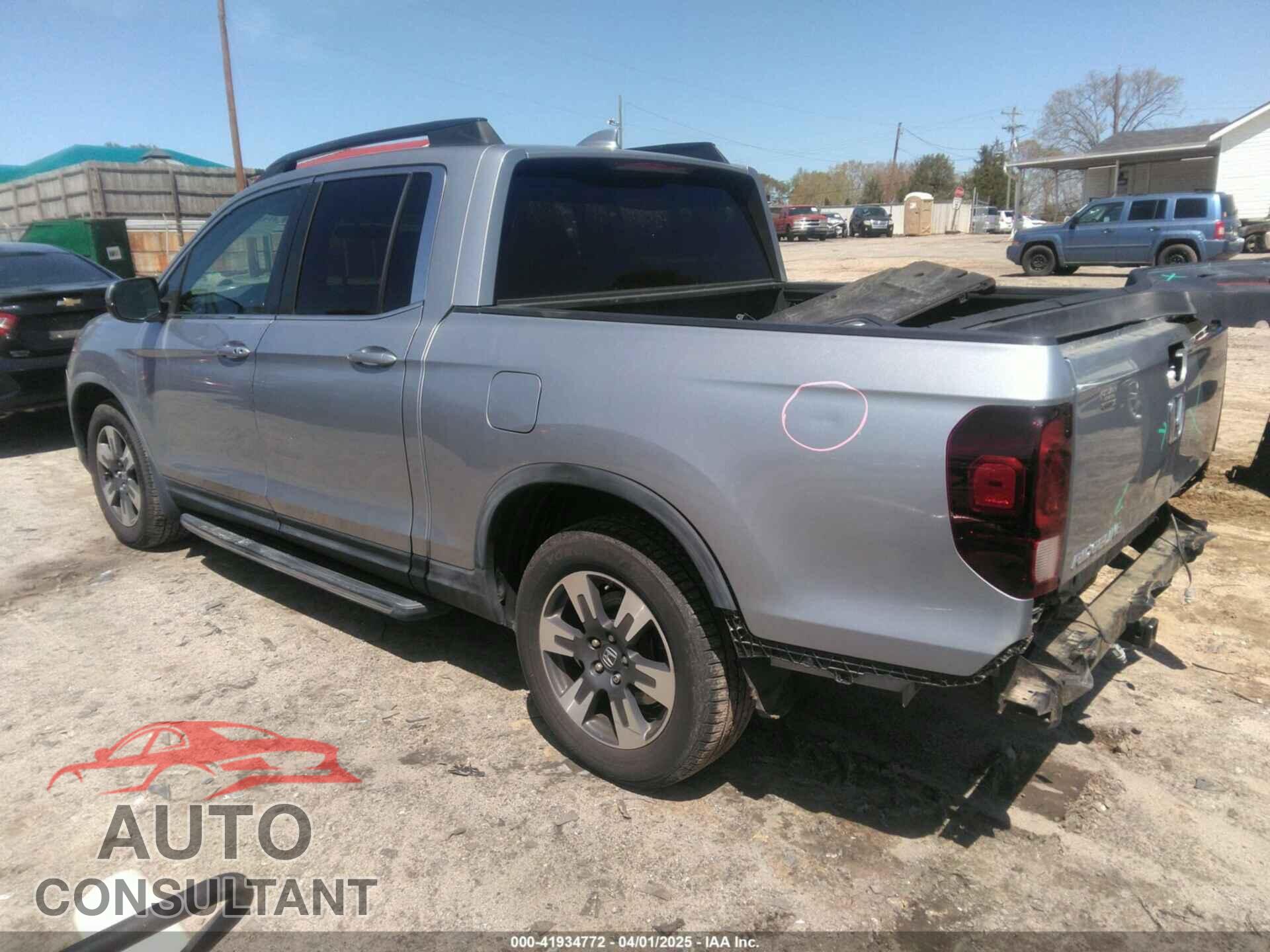 HONDA RIDGELINE 2017 - 5FPYK2F58HB005608
