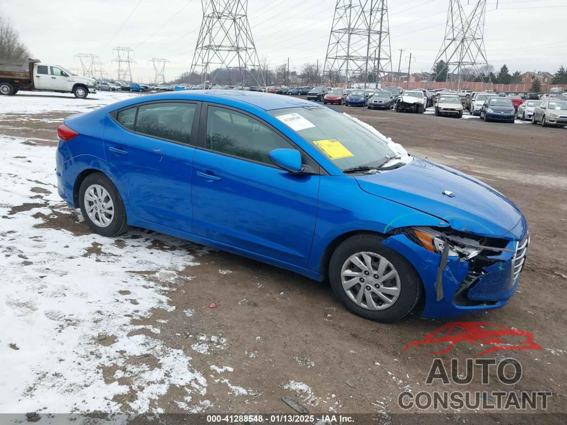 HYUNDAI ELANTRA 2017 - KMHD74LF2HU370791