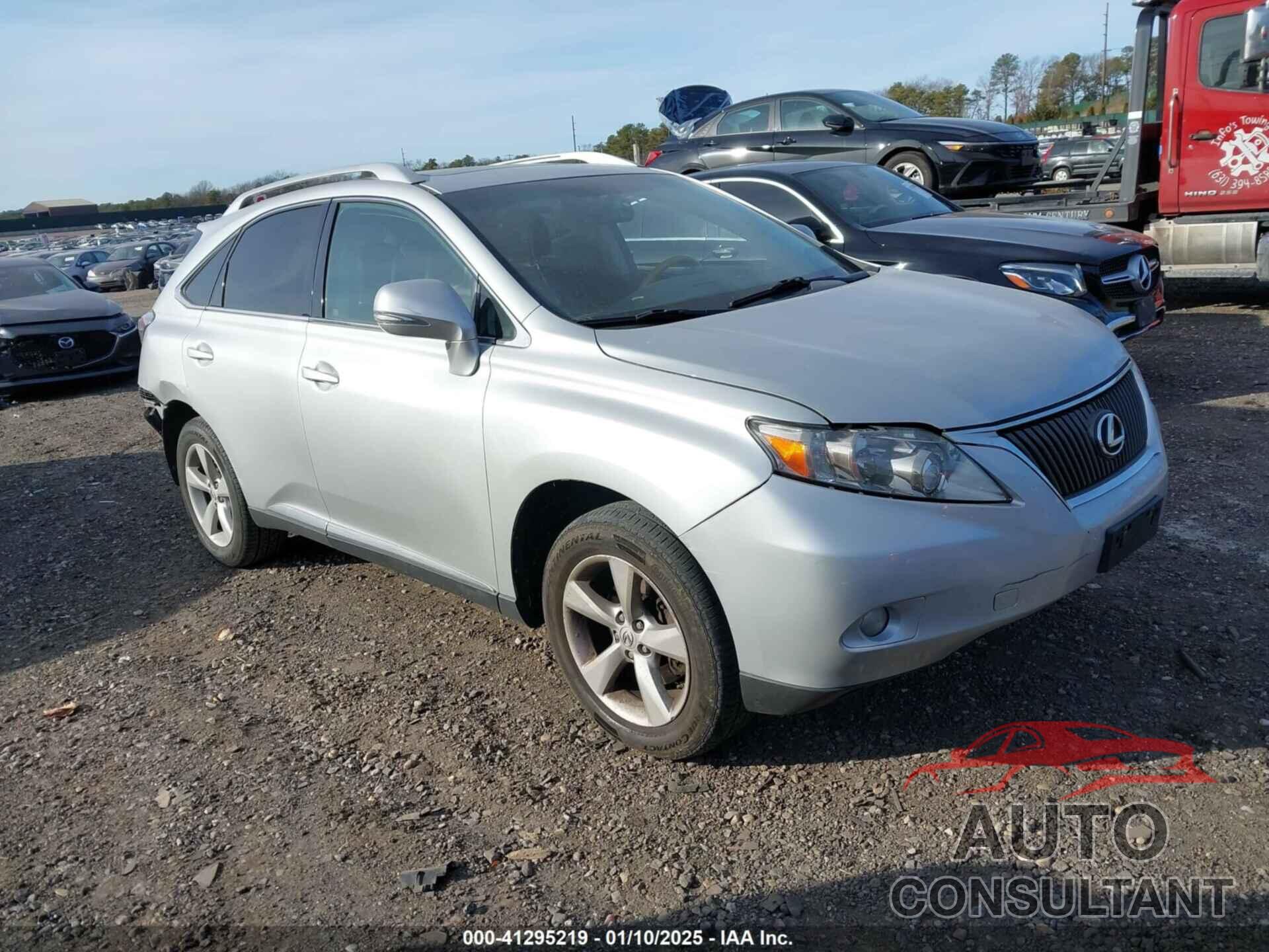LEXUS RX 350 2010 - 2T2BK1BA0AC015762