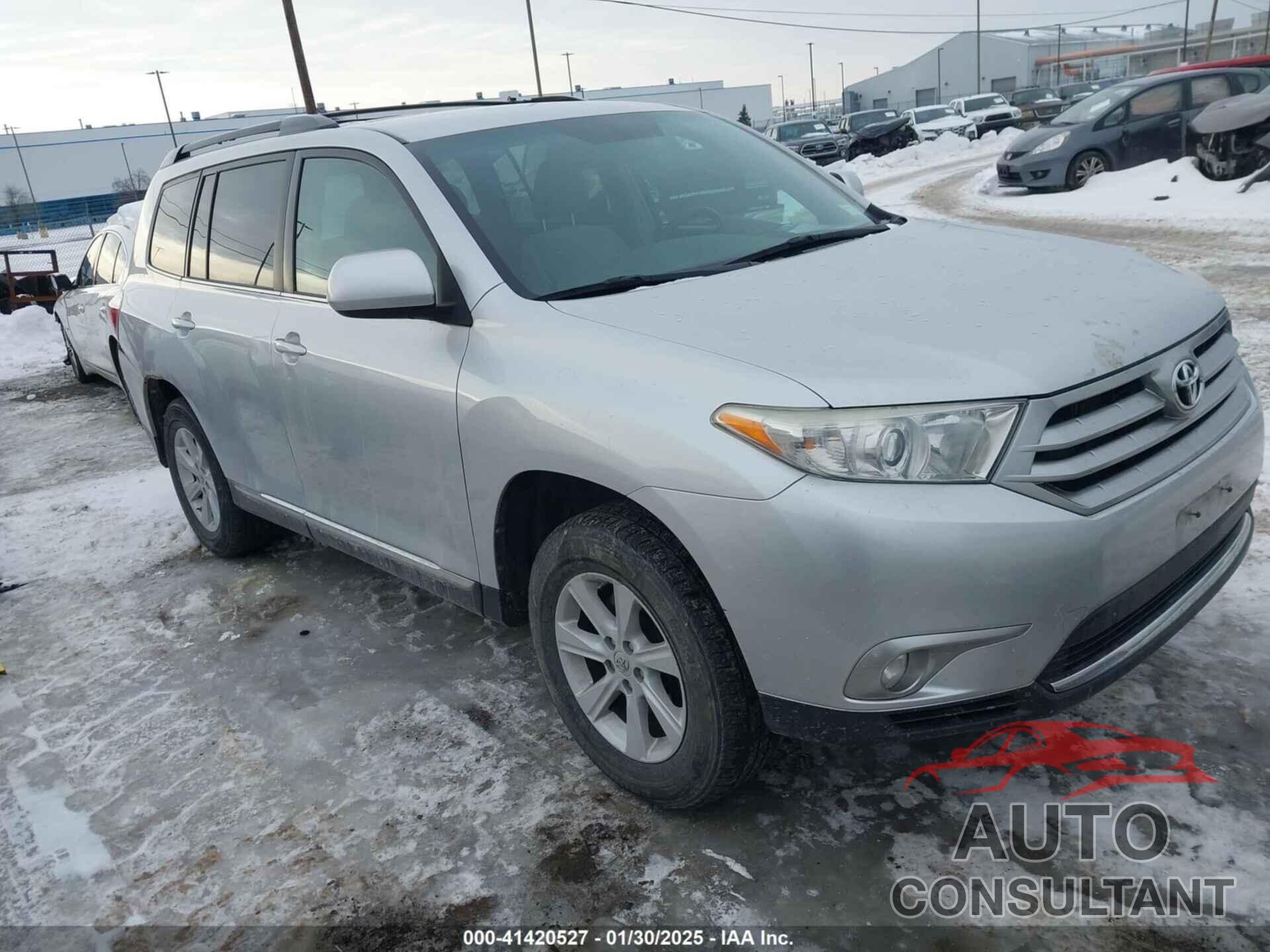 TOYOTA HIGHLANDER 2013 - 5TDBK3EH0DS255530