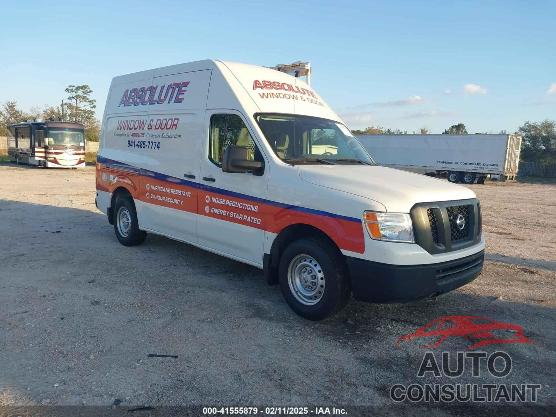 NISSAN NV CARGO NV2500 HD 2020 - 1N6BF0LY8LN803023