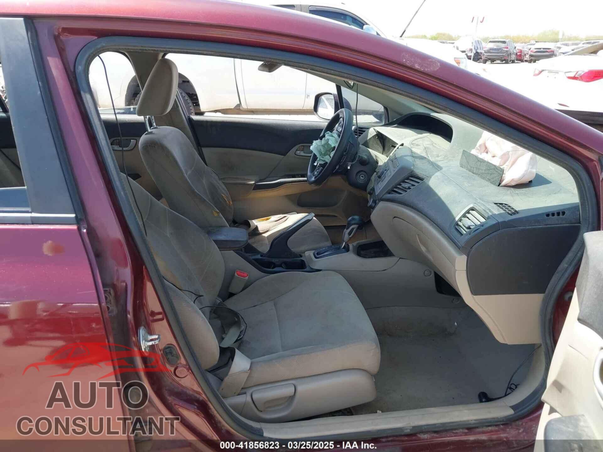 HONDA CIVIC 2012 - 2HGFB2F56CH596459