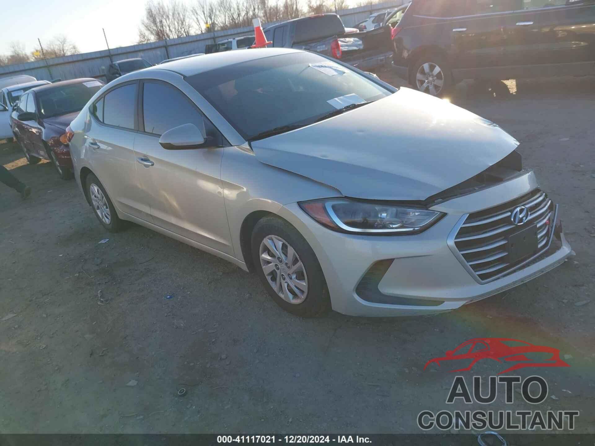 HYUNDAI ELANTRA 2017 - 5NPD74LF2HH127447