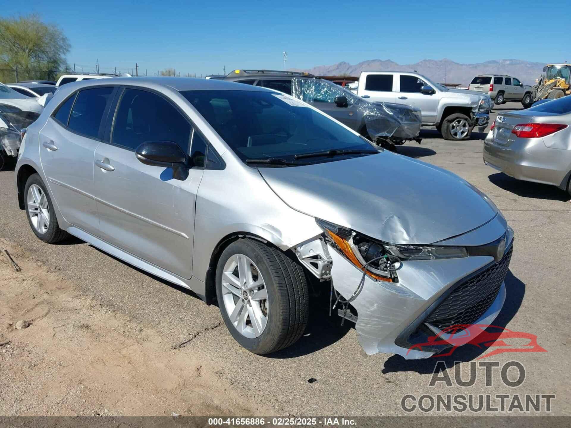 TOYOTA COROLLA 2019 - JTNK4RBE1K3046685