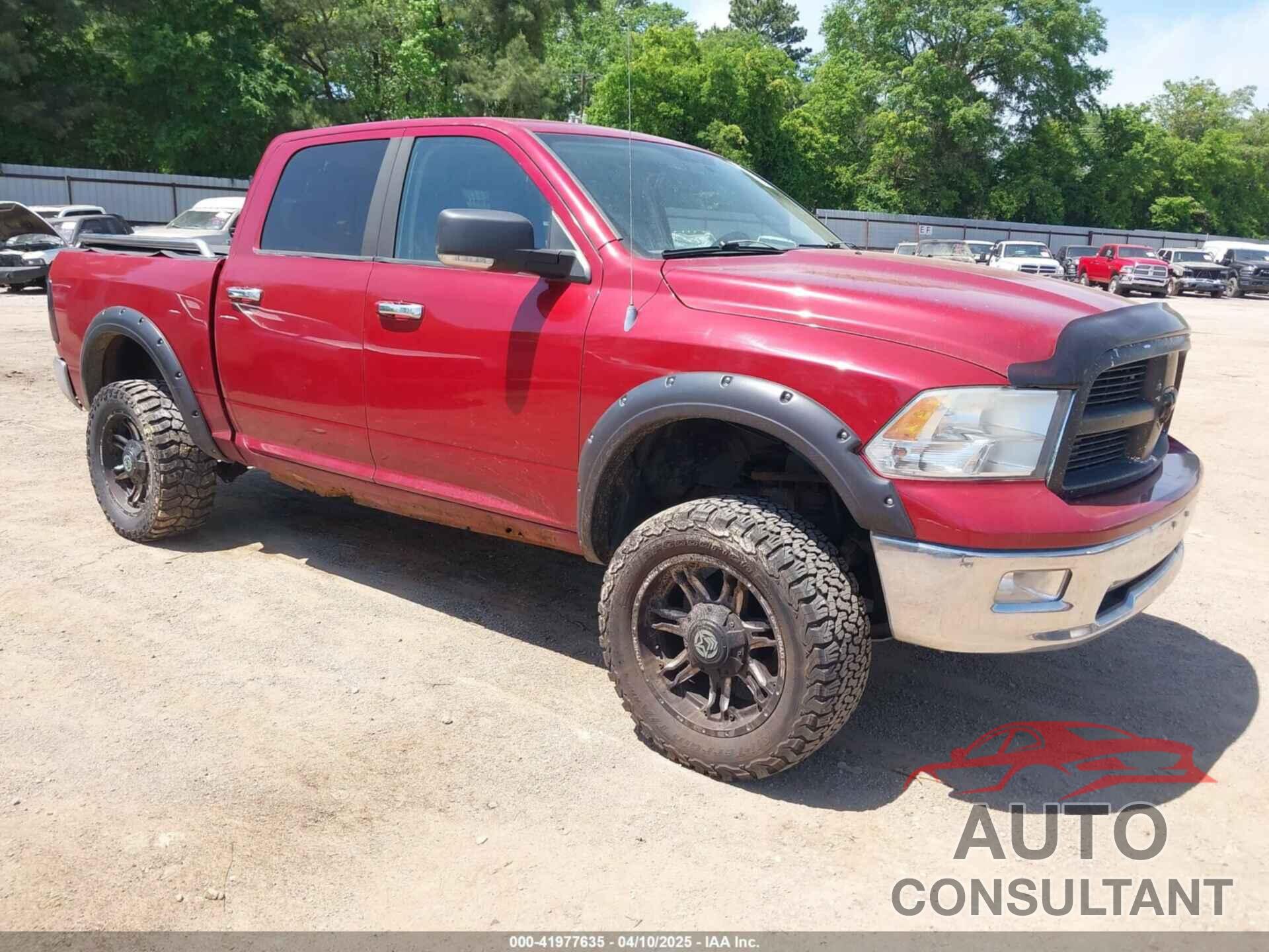 DODGE RAM 1500 2010 - 1D7RV1CT4AS186481