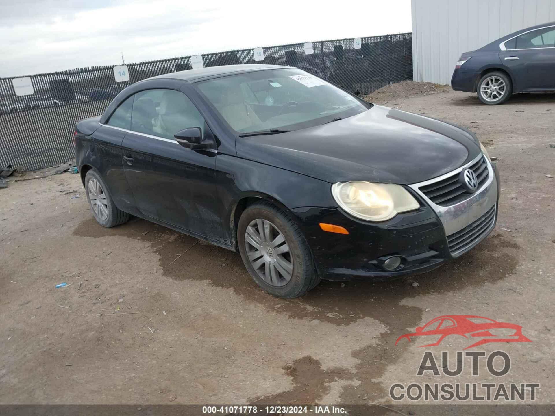 VOLKSWAGEN EOS 2009 - WVWBA71FX9V017065