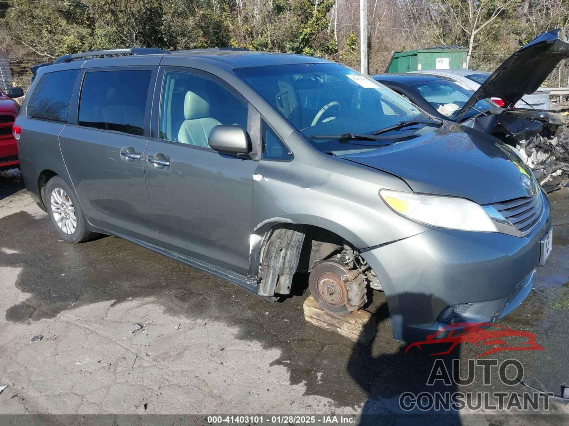 TOYOTA SIENNA 2012 - 5TDYK3DC0CS176597