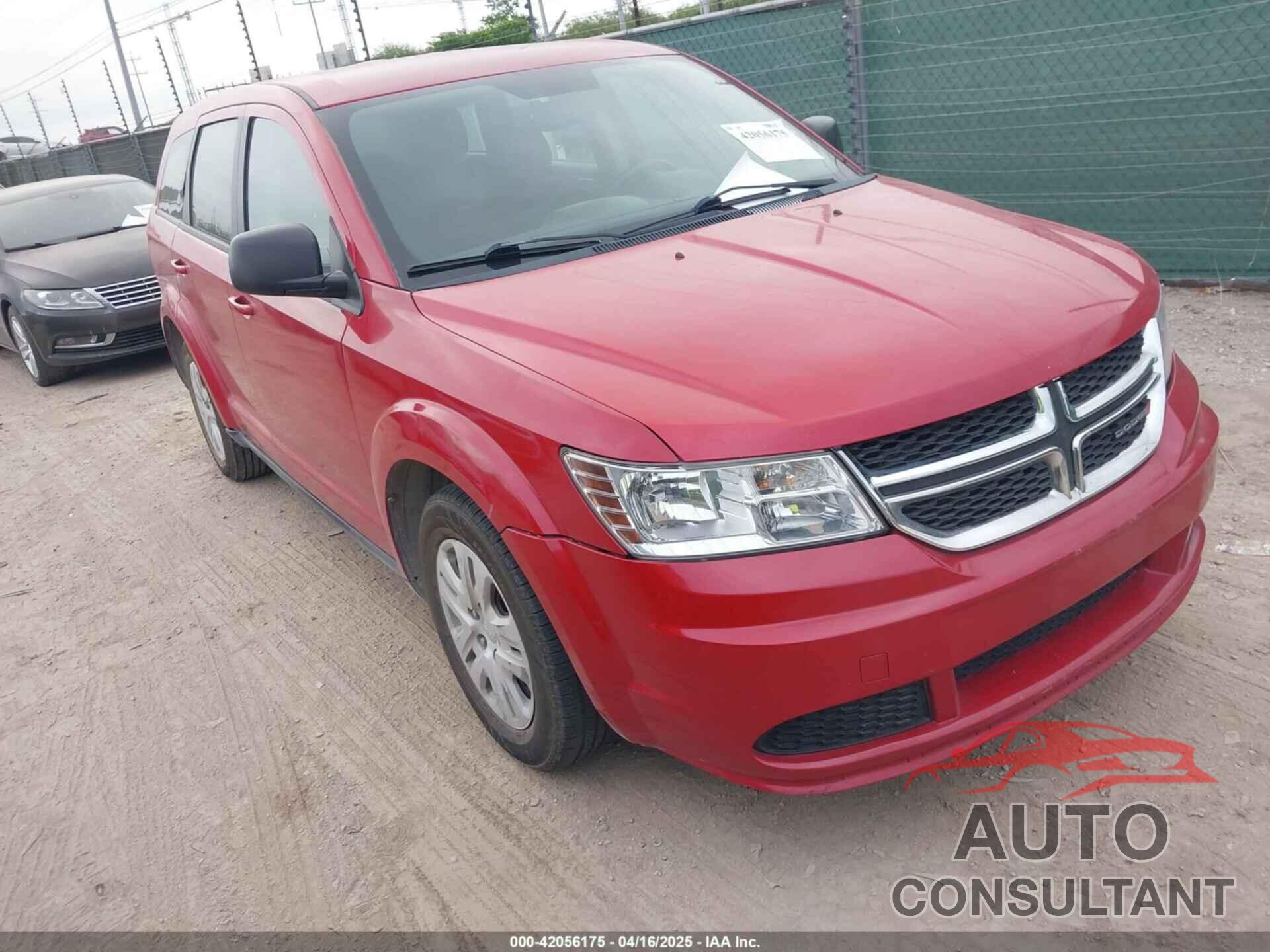 DODGE JOURNEY 2014 - 3C4PDCAB2ET268532