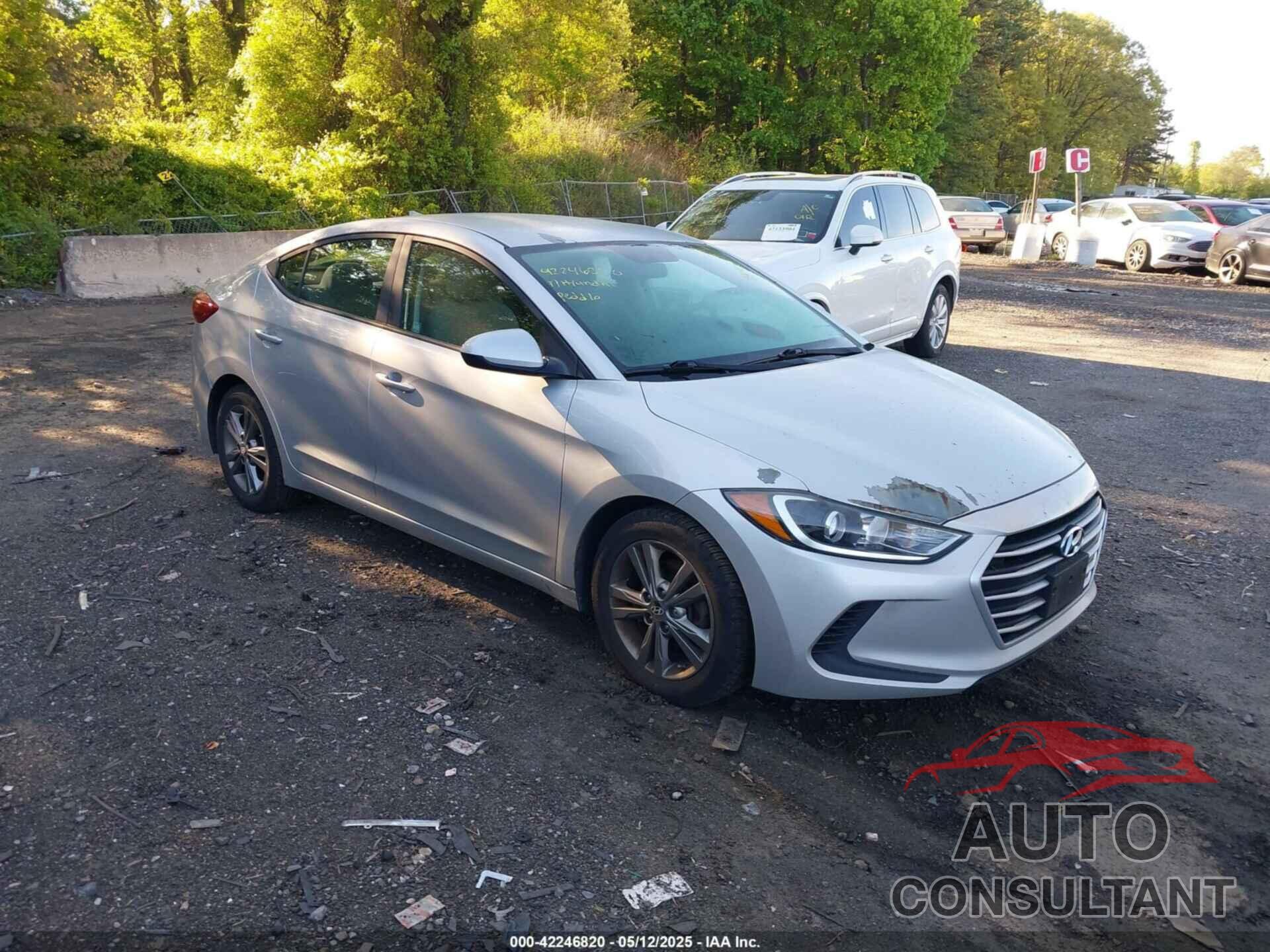HYUNDAI ELANTRA 2017 - 5NPD84LF9HH124185