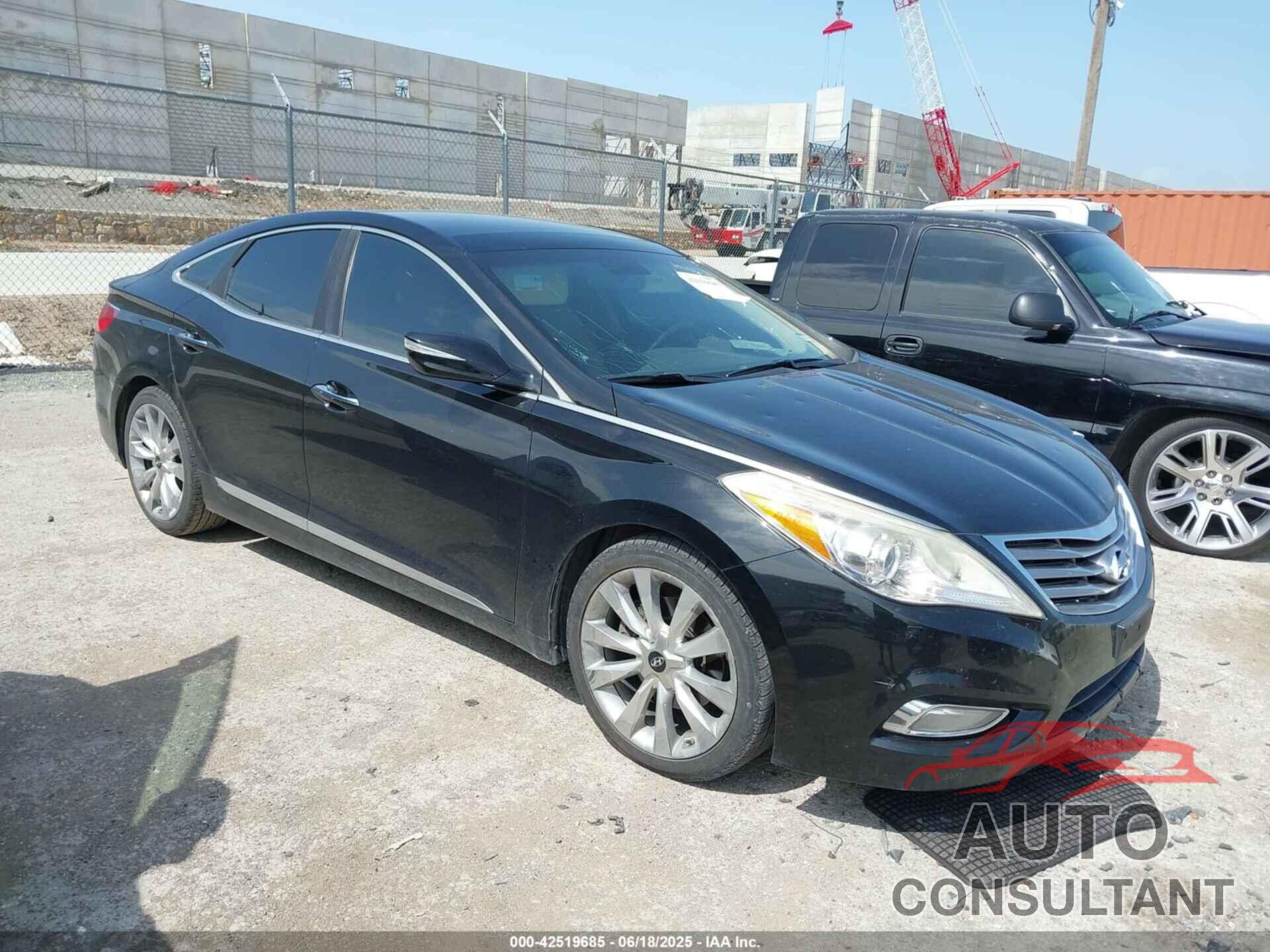 HYUNDAI AZERA 2012 - KMHFH4JGXCA146499