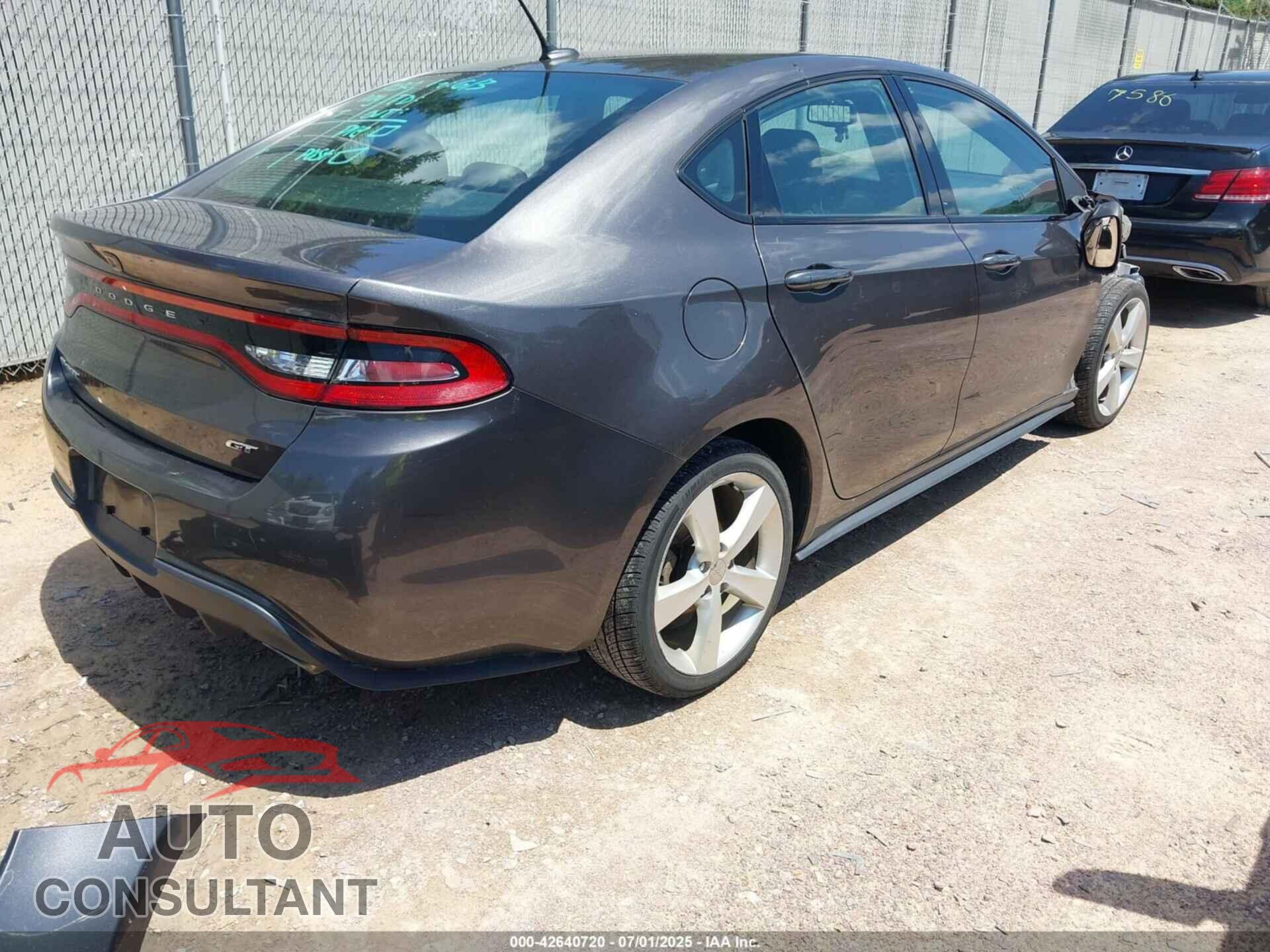 DODGE DART 2015 - 1C3CDFEB7FD123041