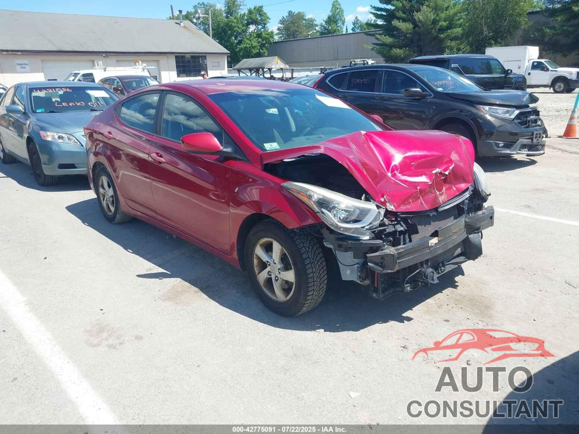 HYUNDAI ELANTRA 2014 - 5NPDH4AE2EH544781