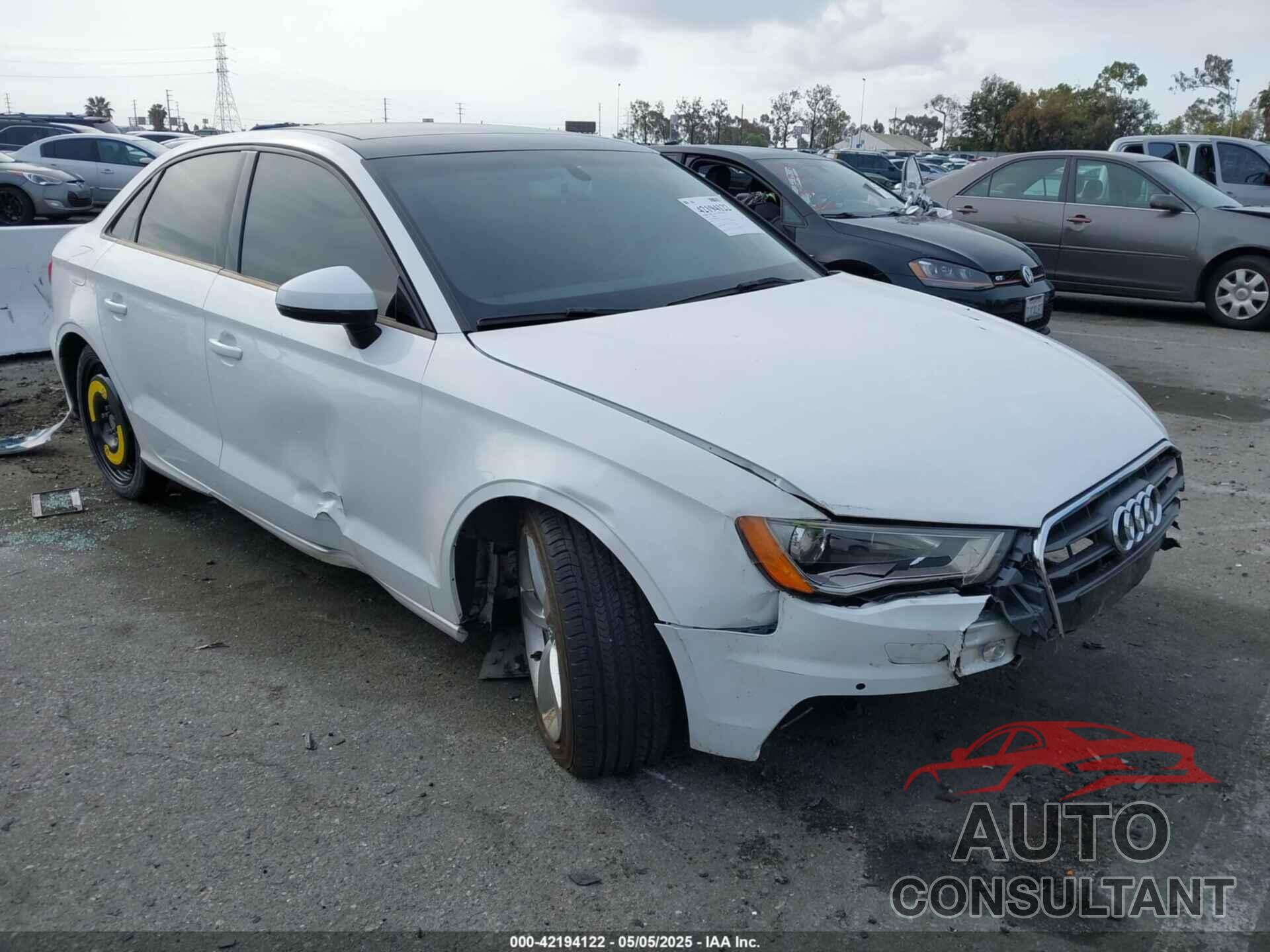 AUDI A3 2016 - WAUA7GFF5G1054271