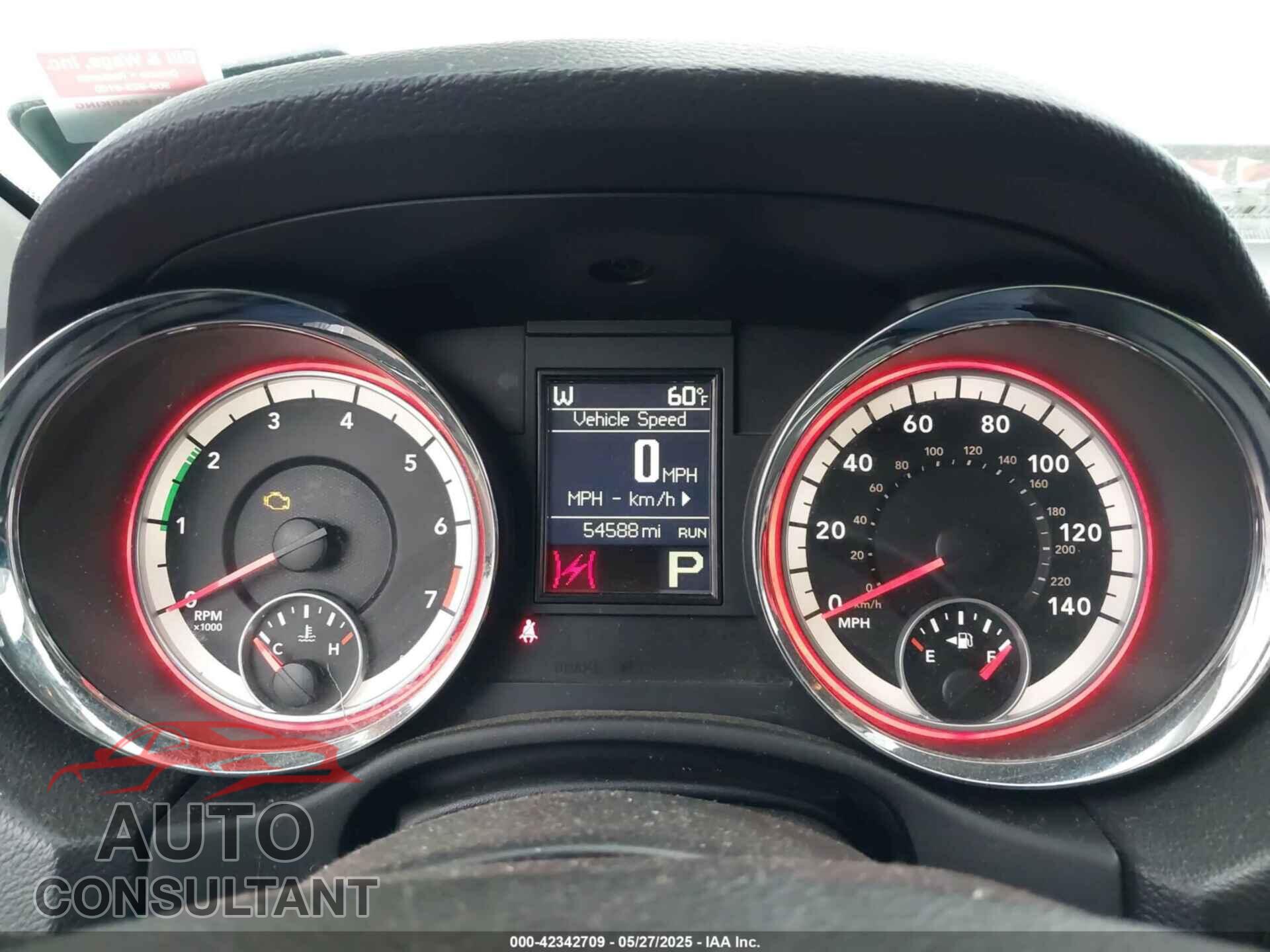 DODGE DURANGO 2013 - 1C4RDHAGXDC685523