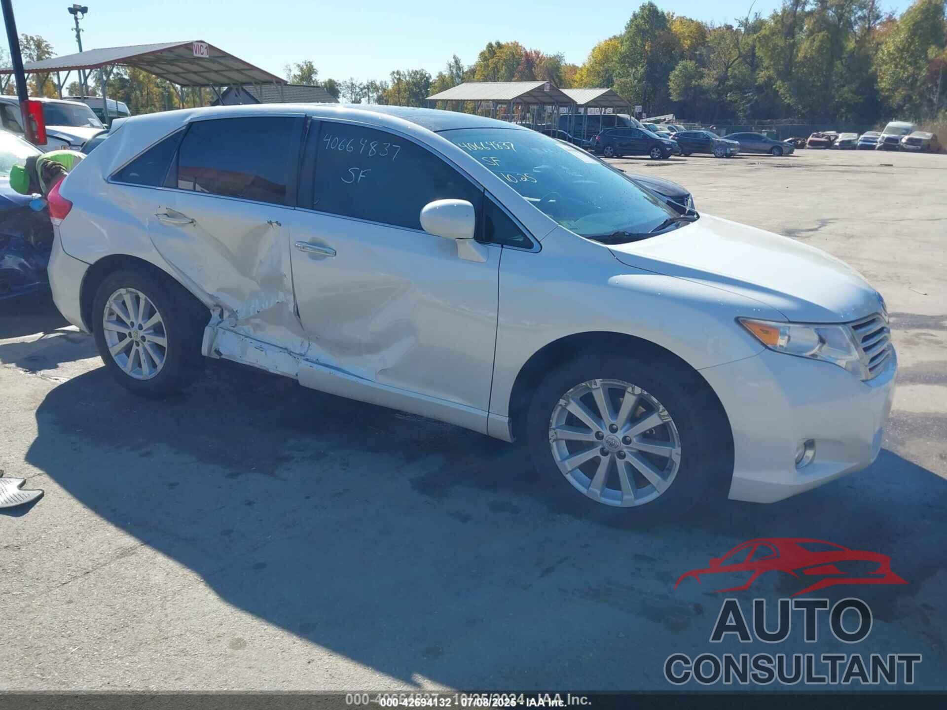 TOYOTA VENZA 2011 - 4T3BA3BB2BU027415