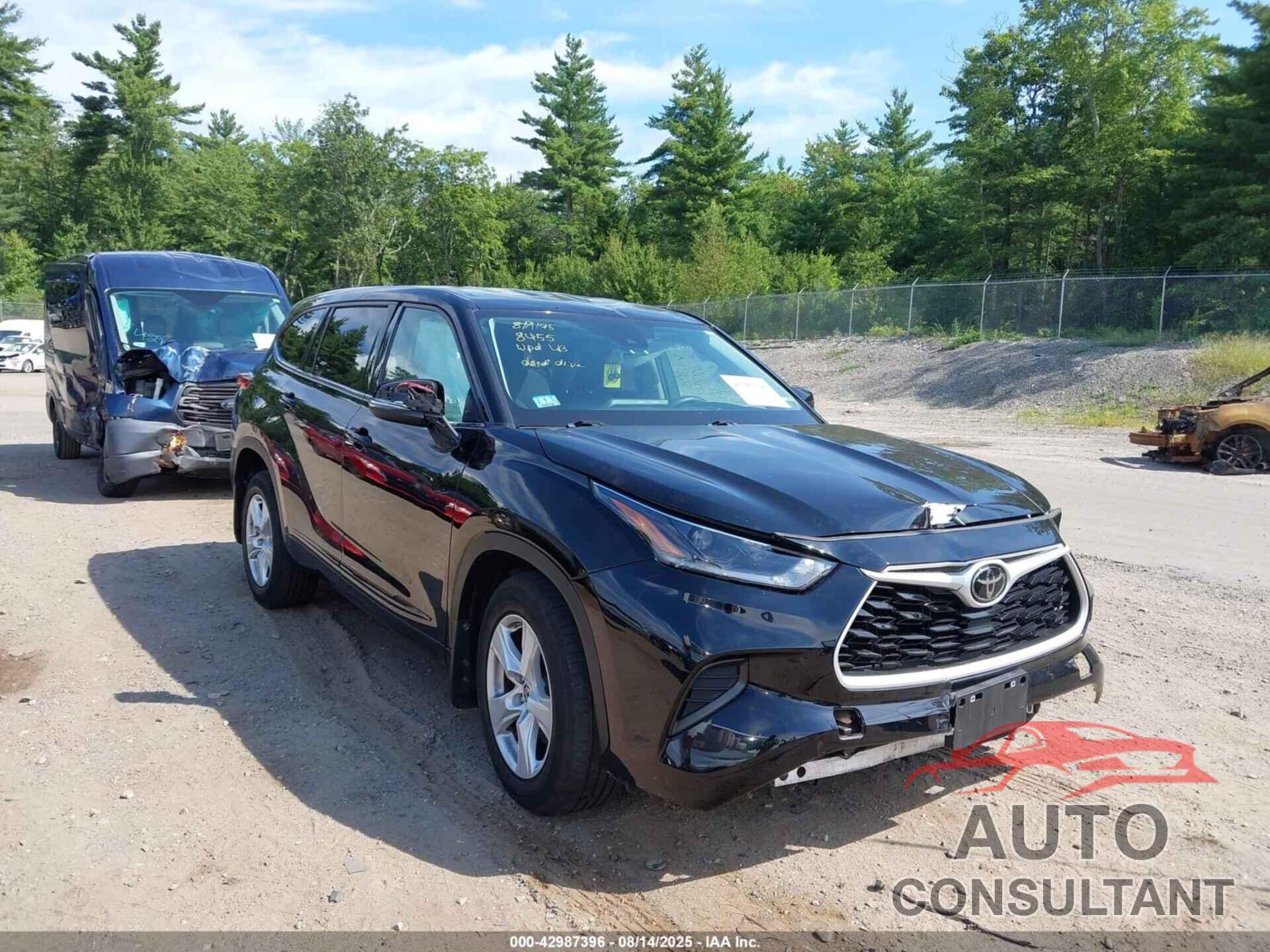 TOYOTA HIGHLANDER 2021 - 5TDCZRBH3MS058455