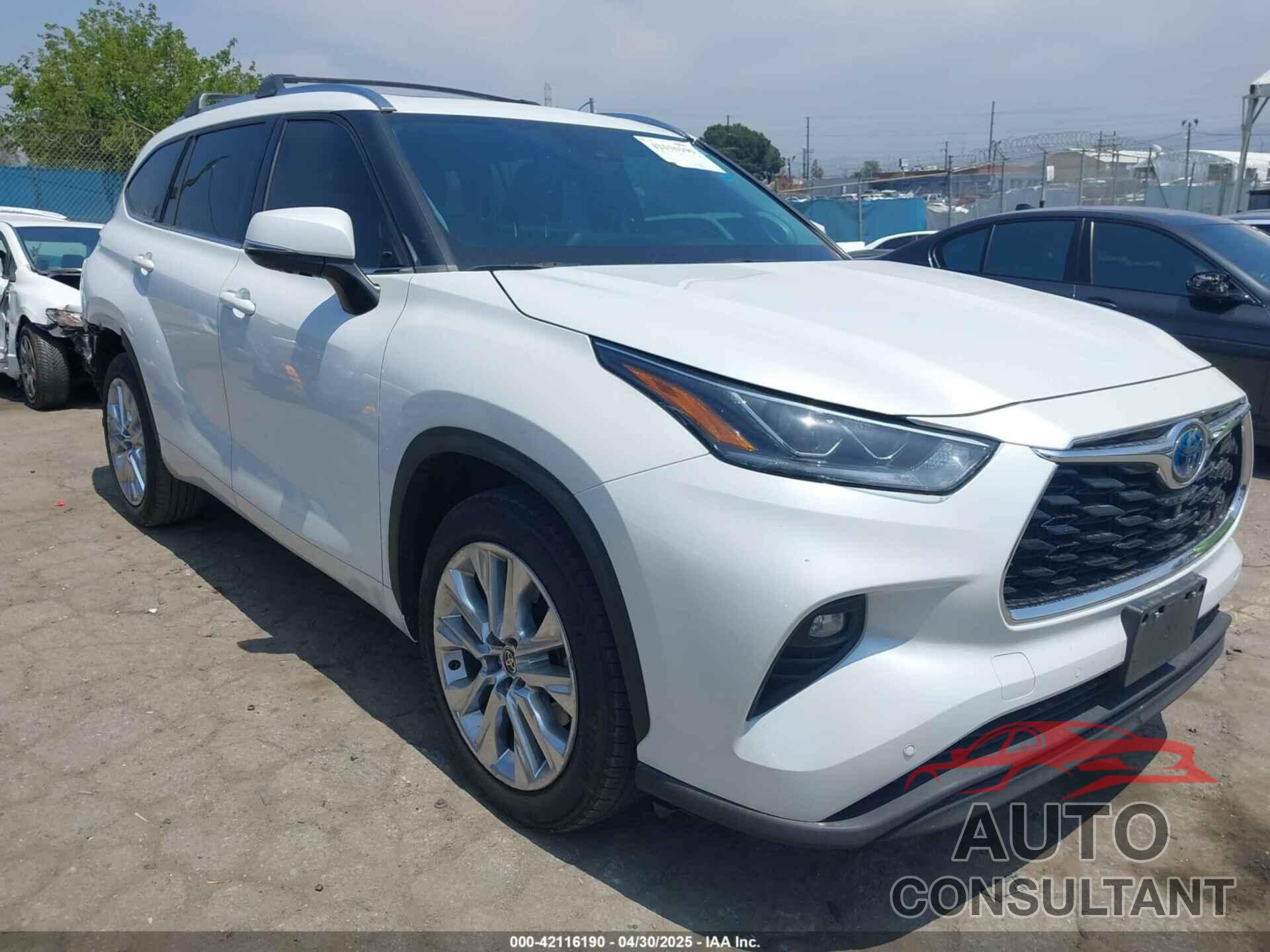 TOYOTA HIGHLANDER 2022 - 5TDYARAH0NS512743