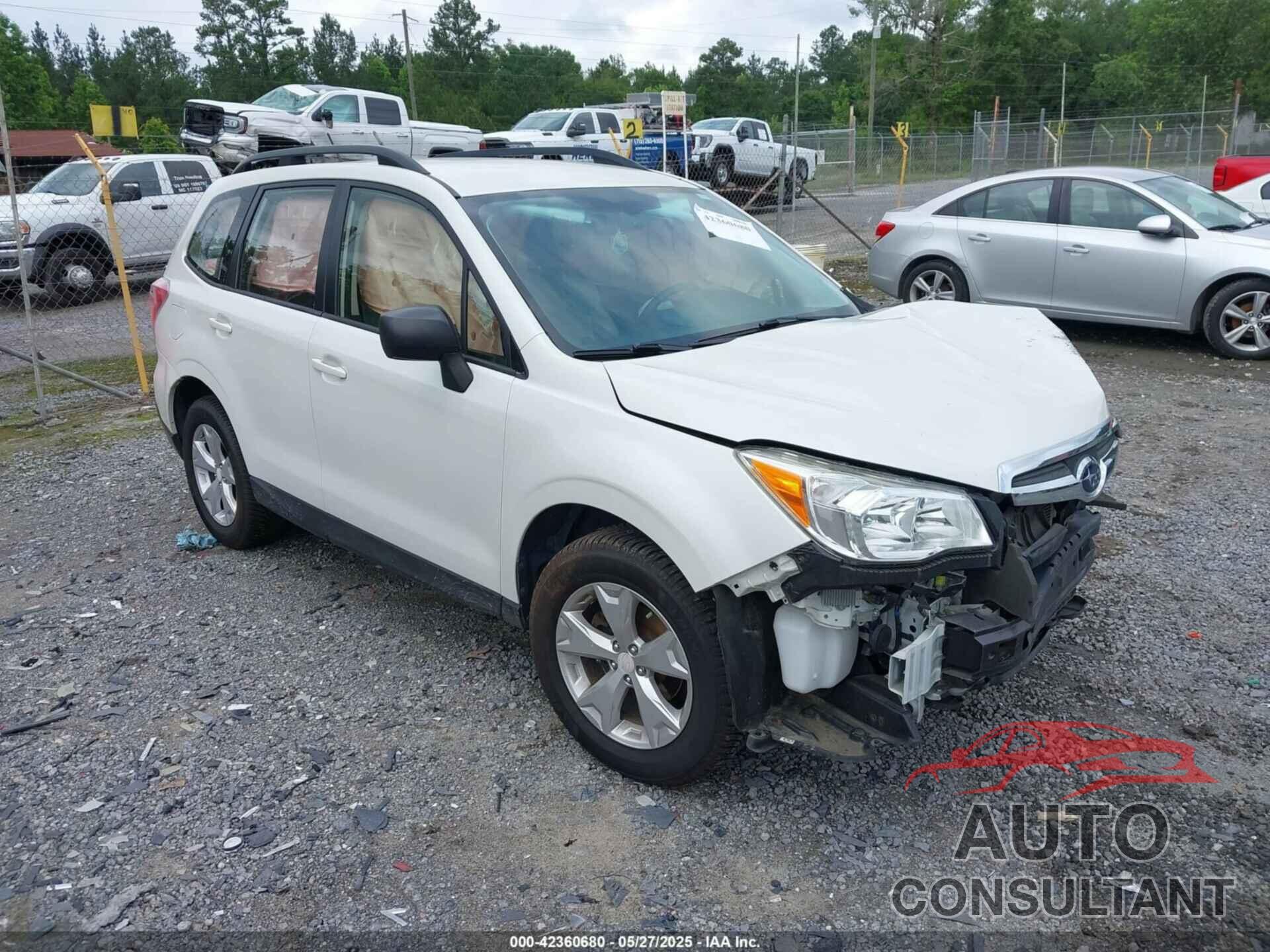 SUBARU FORESTER 2015 - JF2SJABC7FH805007