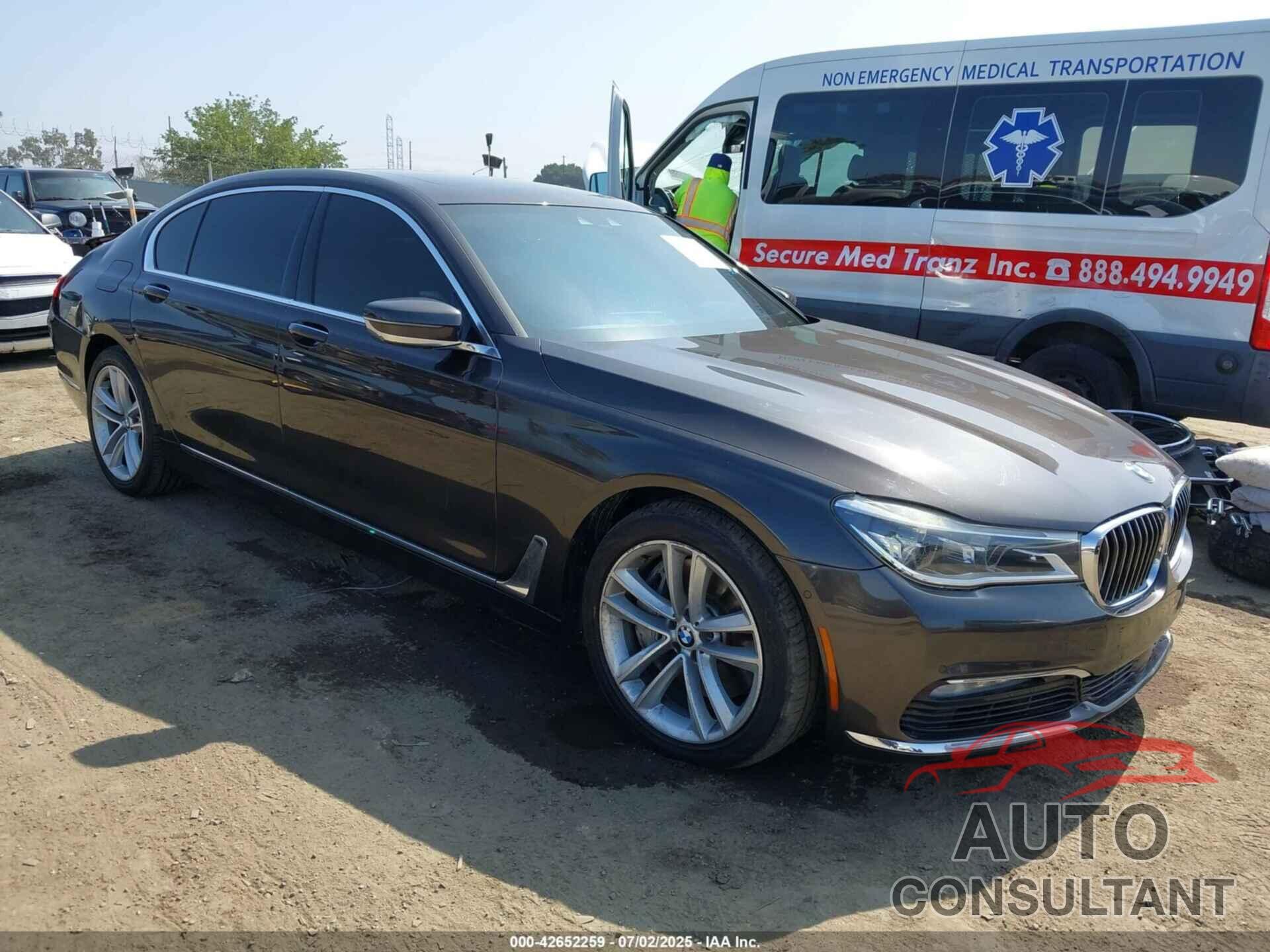 BMW 750I 2016 - WBA7F0C58GGL99890
