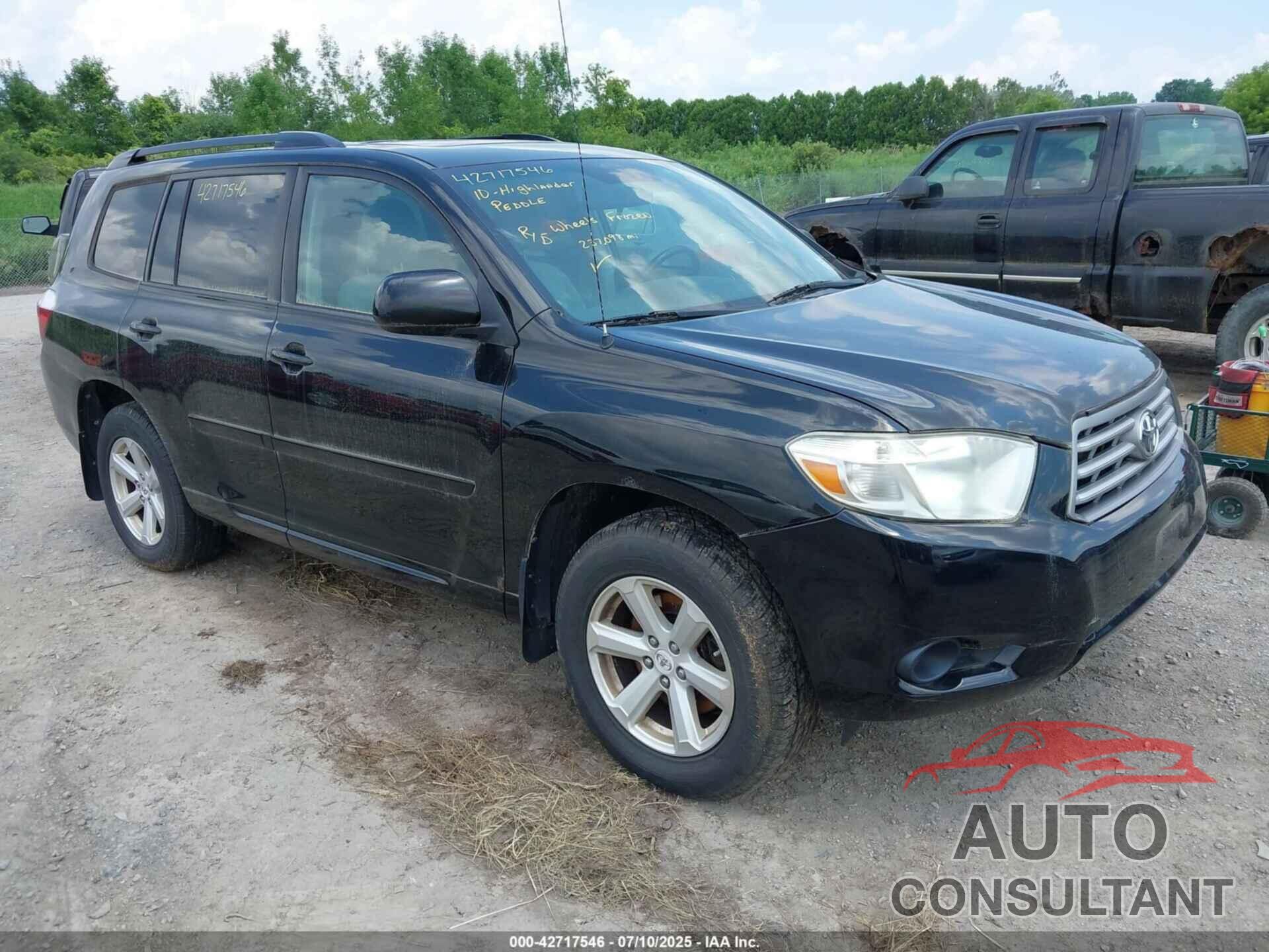 TOYOTA HIGHLANDER 2010 - 5TDBK3EH4AS037988