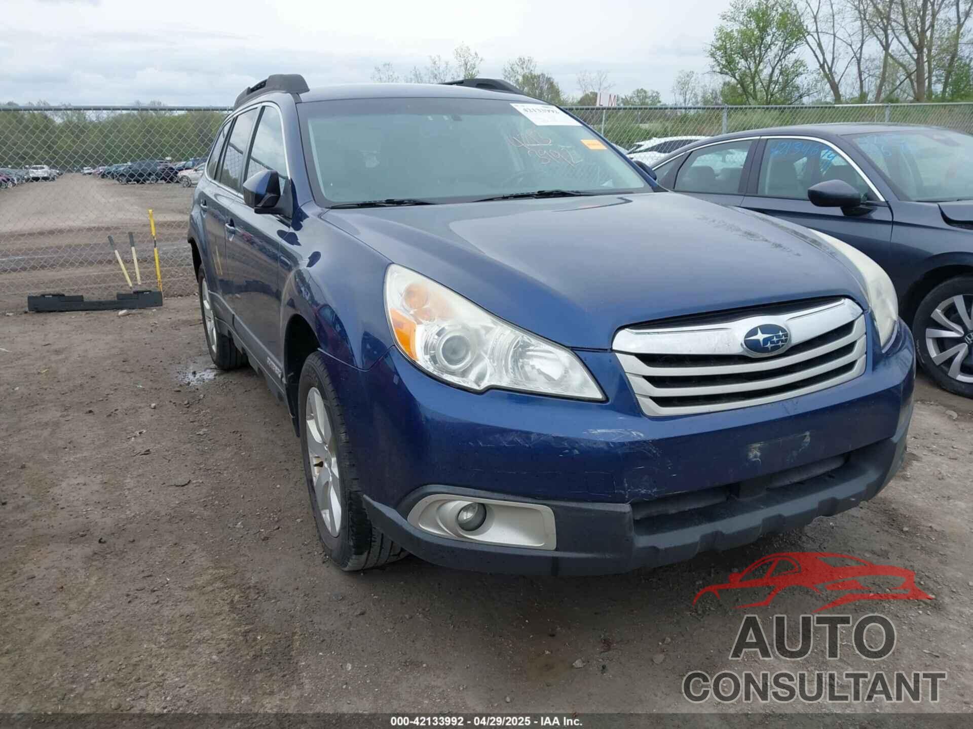 SUBARU OUTBACK 2011 - 4S4BRCCC9B3312286