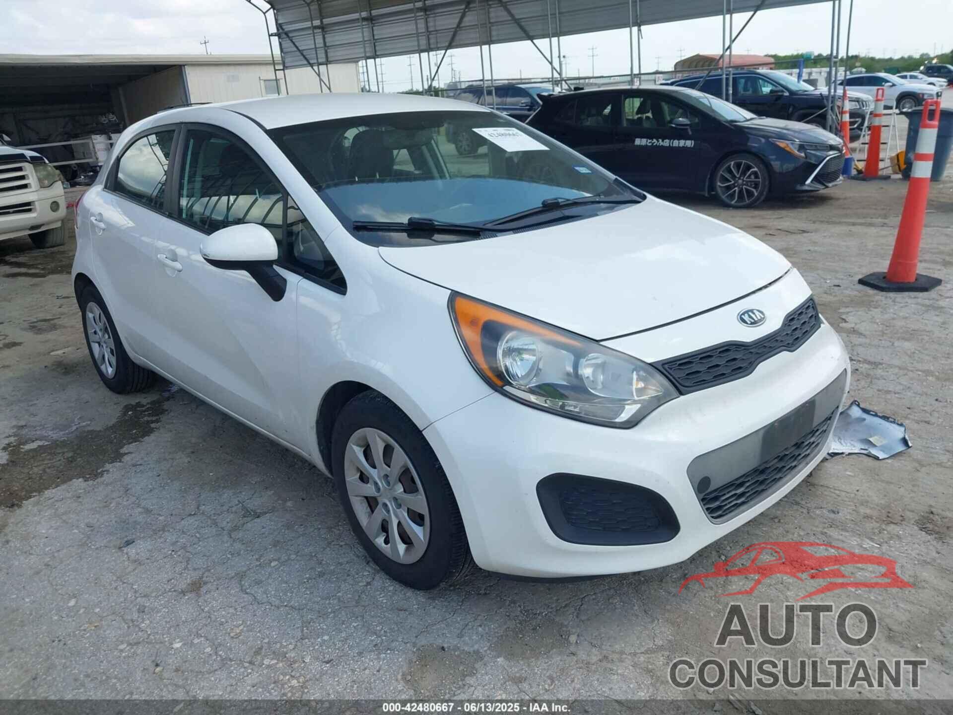 KIA RIO5 2012 - KNADM5A31C6093251