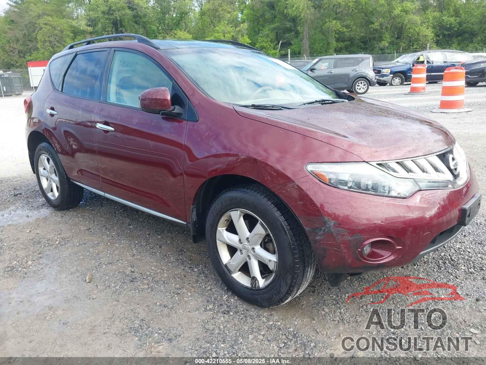 NISSAN MURANO 2009 - JN8AZ18W49W128491