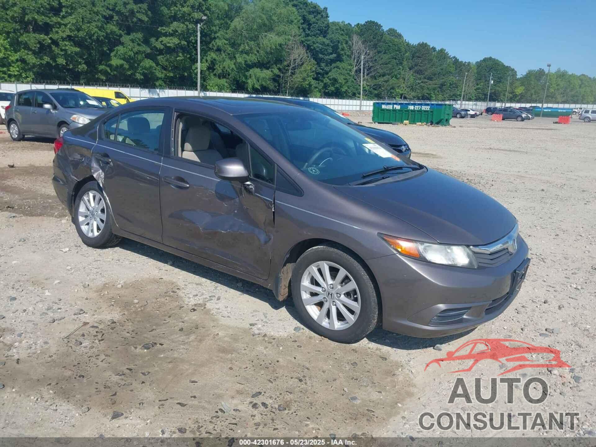 HONDA CIVIC 2012 - 19XFB2F84CE024651