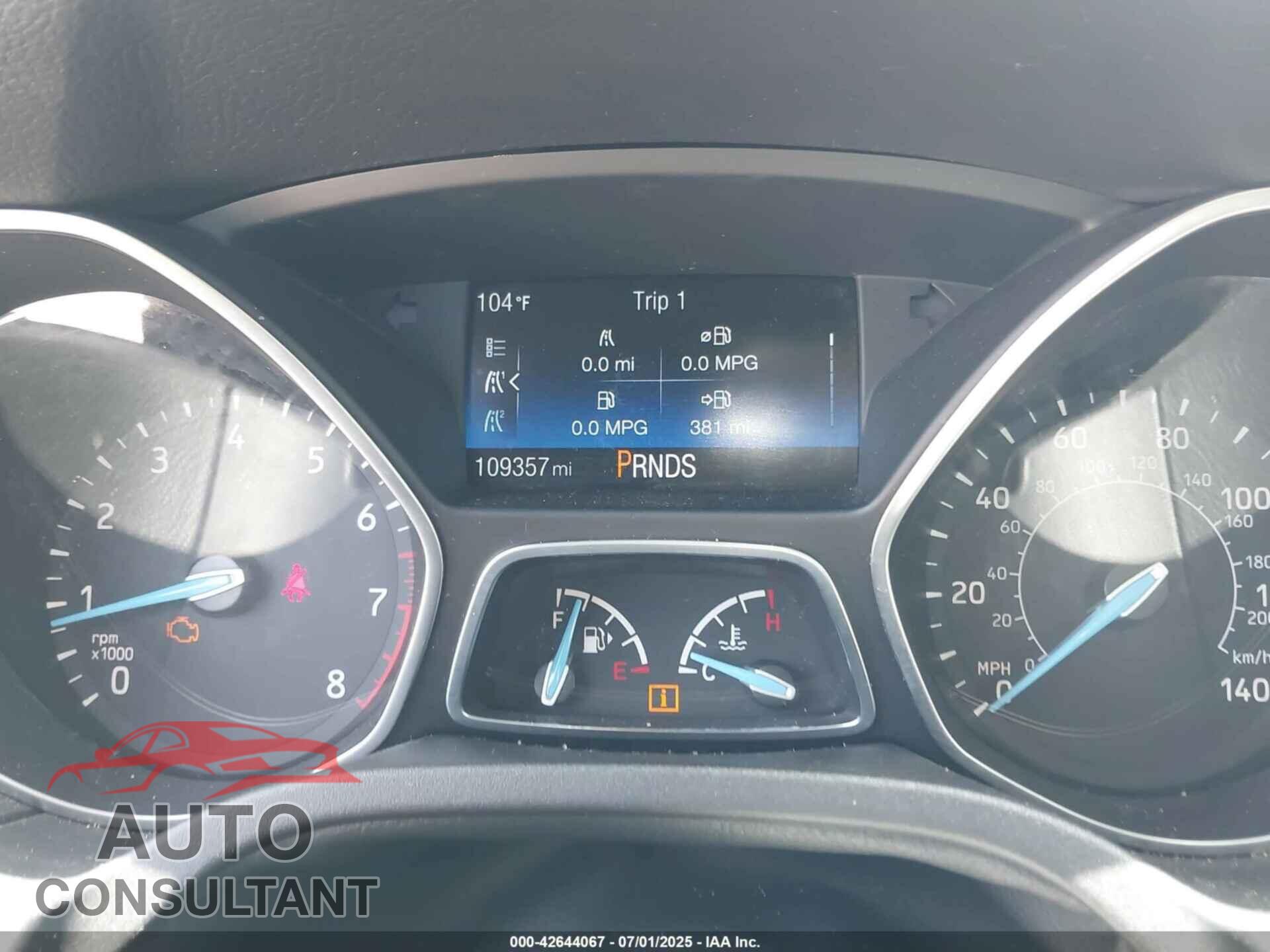 FORD FOCUS 2015 - 1FADP3F27FL347197