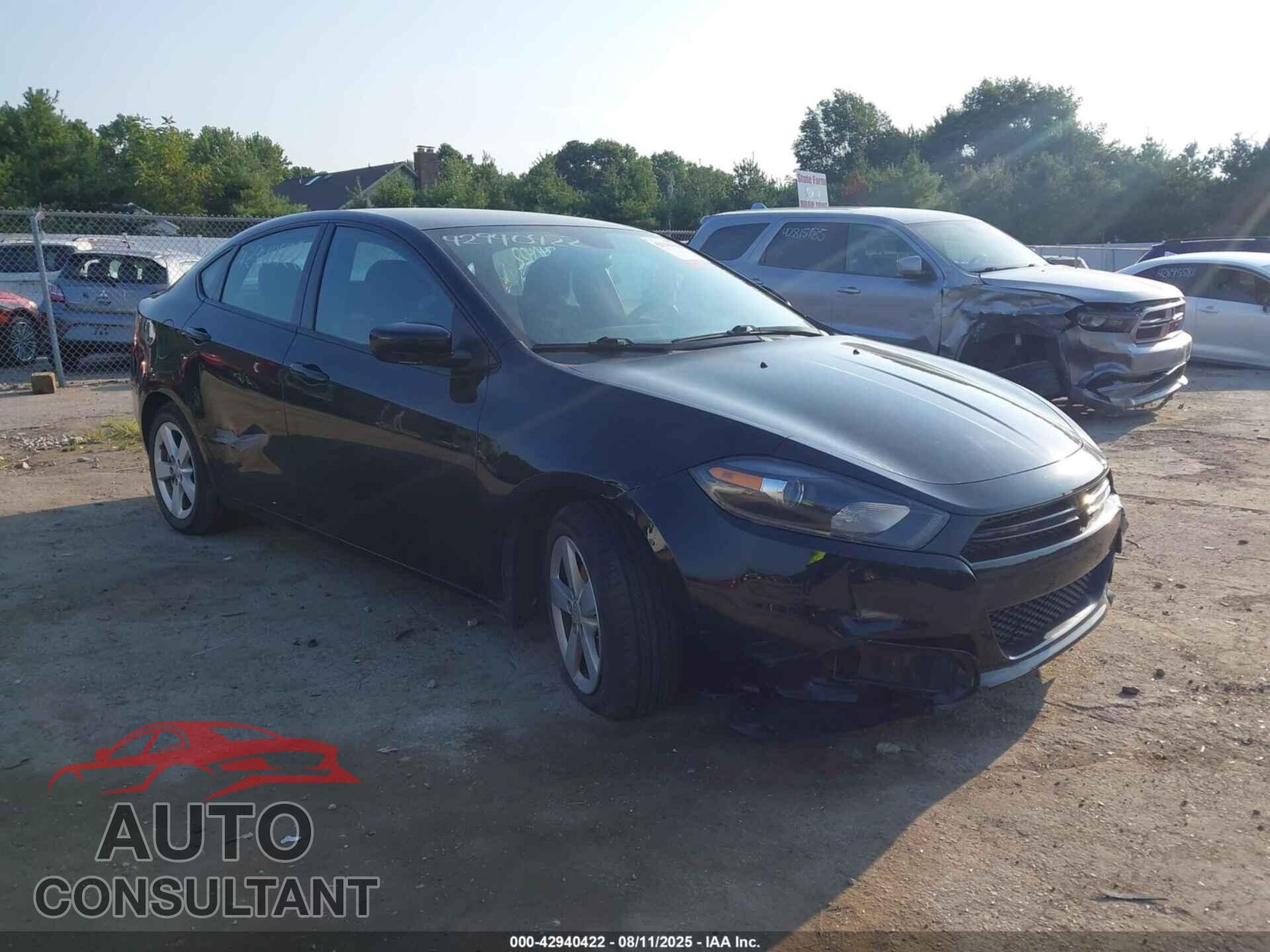 DODGE DART 2015 - 1C3CDFBB0FD201292
