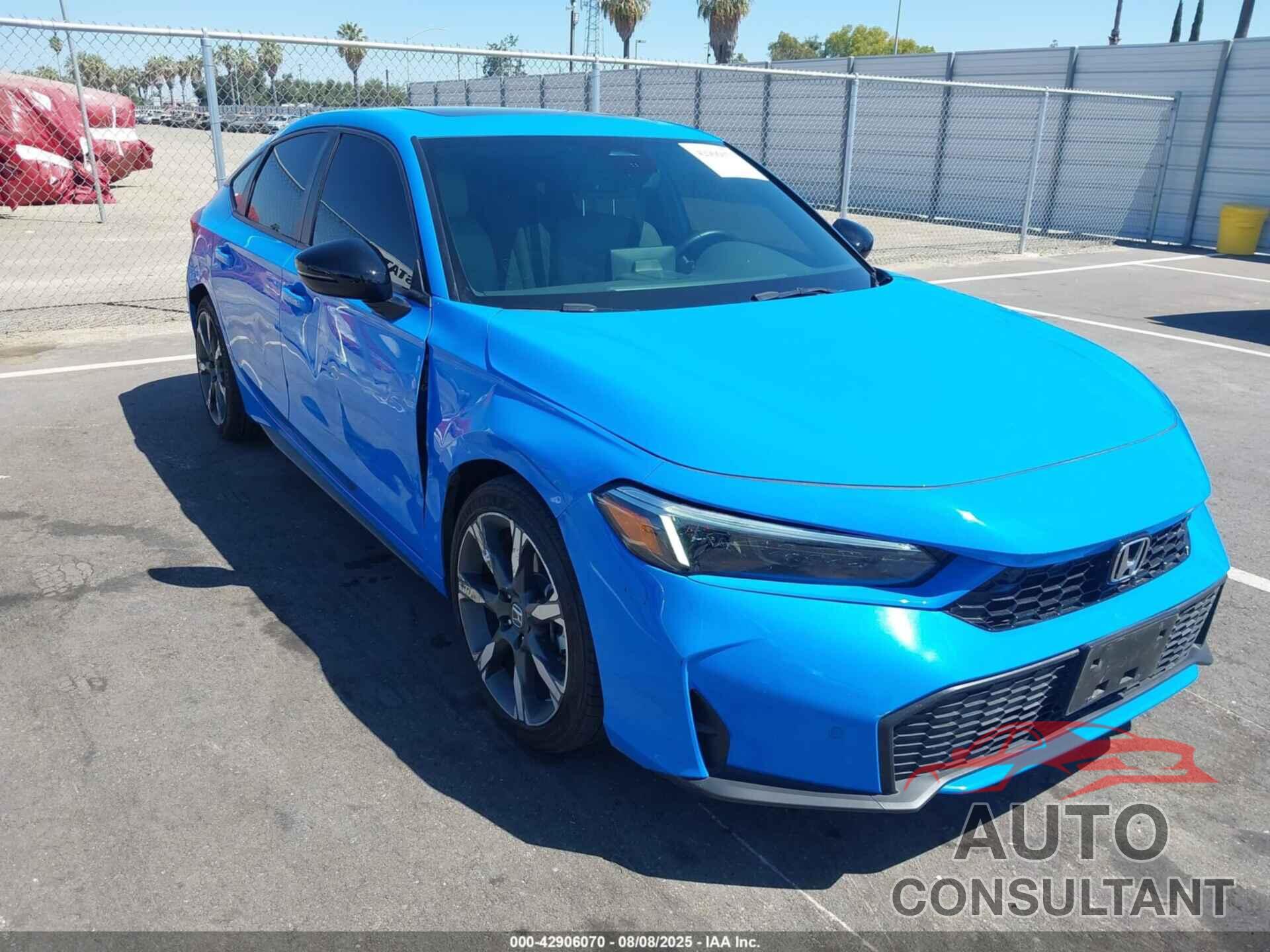 HONDA CIVIC HYBRID 2025 - 19XFL4H90SE001025