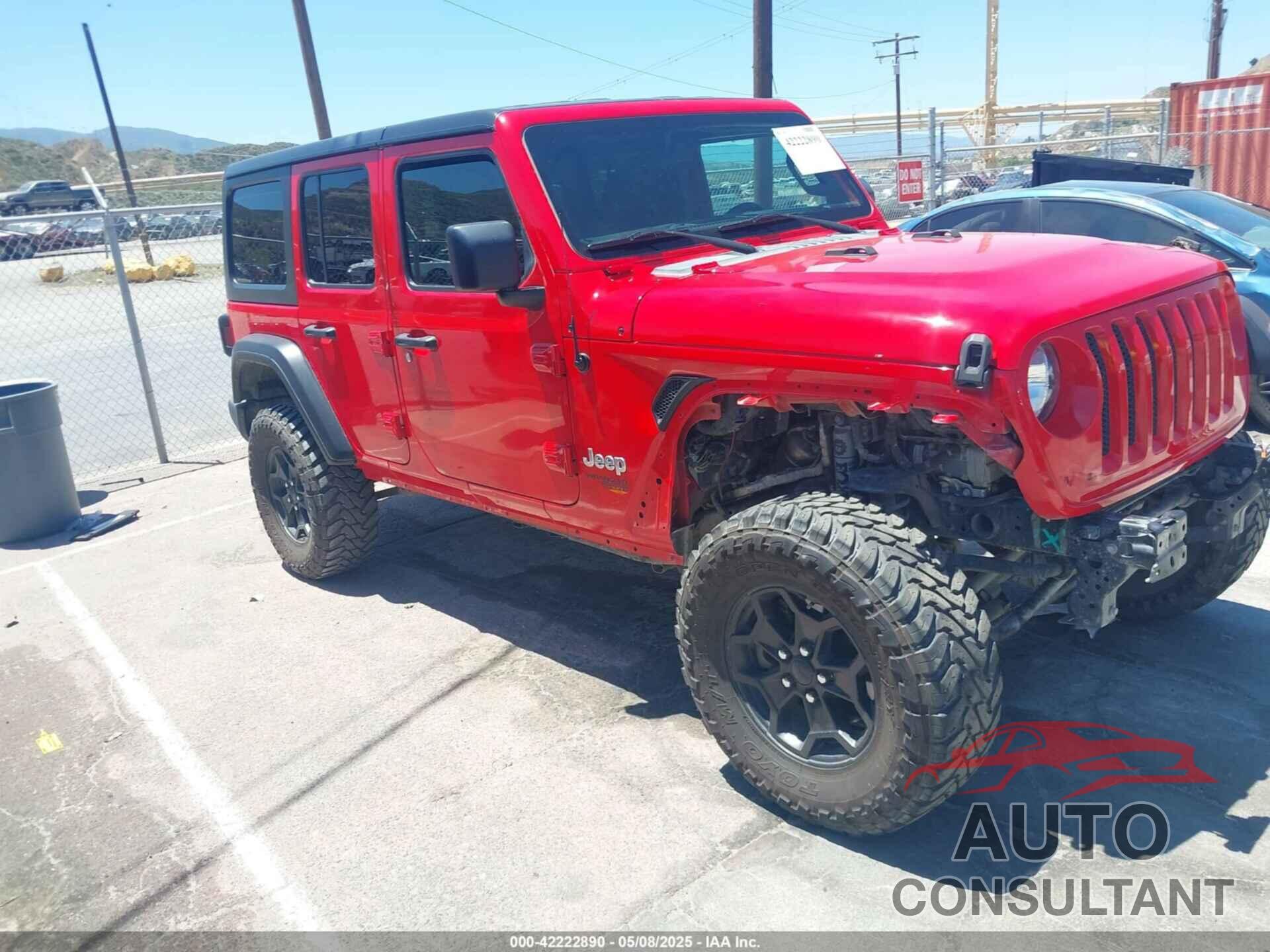 JEEP WRANGLER UNLIMITED 2019 - 1C4HJXDG8KW646743